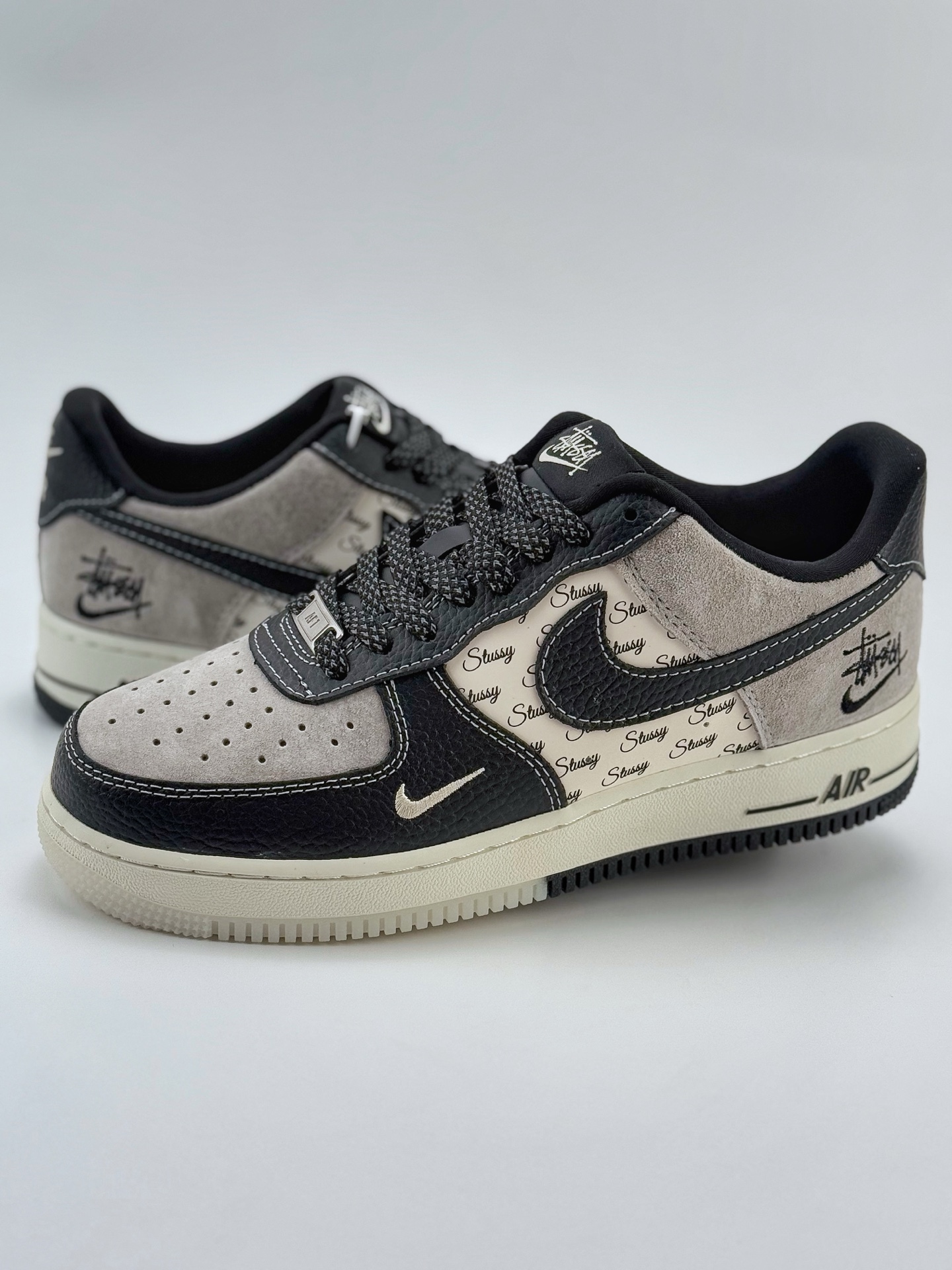 Nike Air Force 1 Low 07 x Stussy 黑灰小钩满天星  CH6336-518