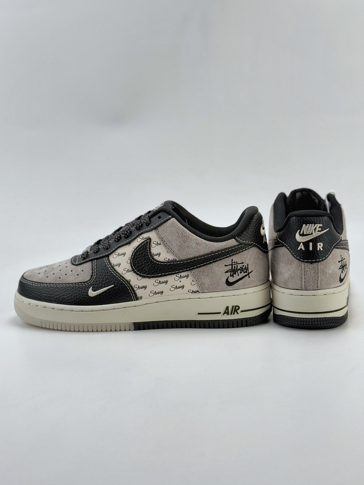 Nike Air Force 1 Low 07 x Stussy 黑灰小钩满天星  CH6336-518