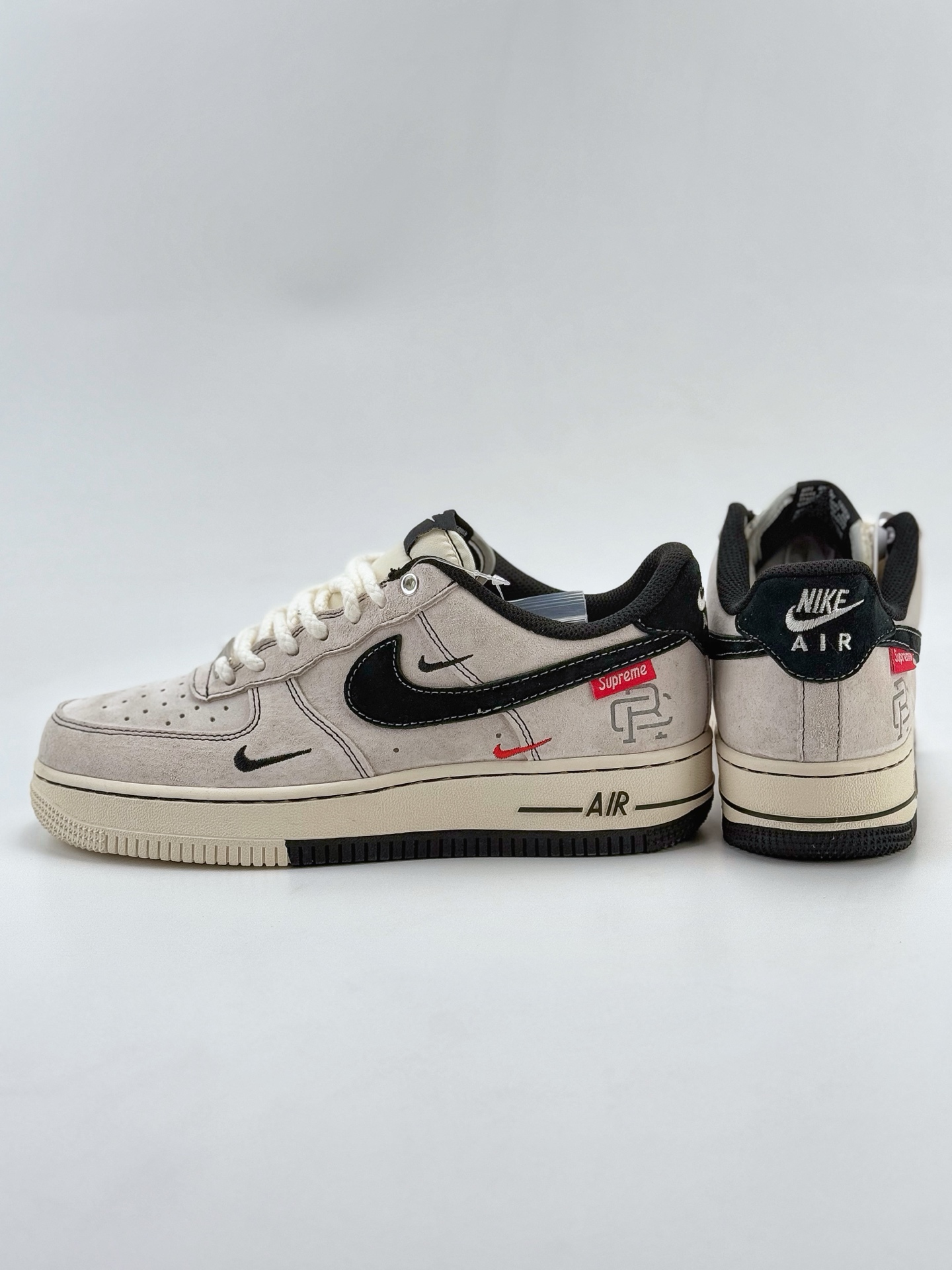 Nike Air Force 1 Low 07 x Reigning Champ x Supreme 灰黑三小钩 SJ6698-021