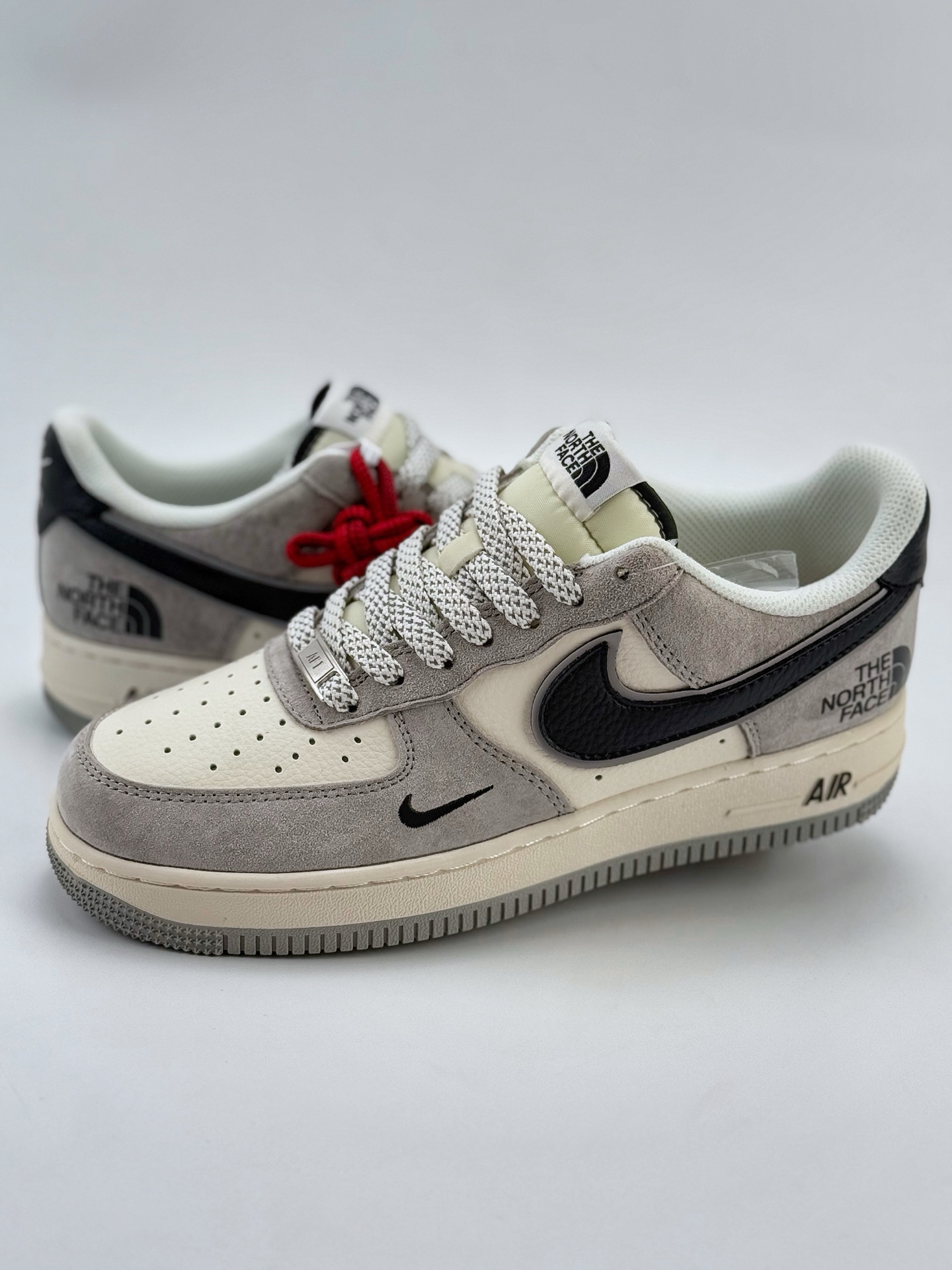 Nike Air Force 1 Low 07 x The North Face 白灰黑小钩满天星  XZ6188-763