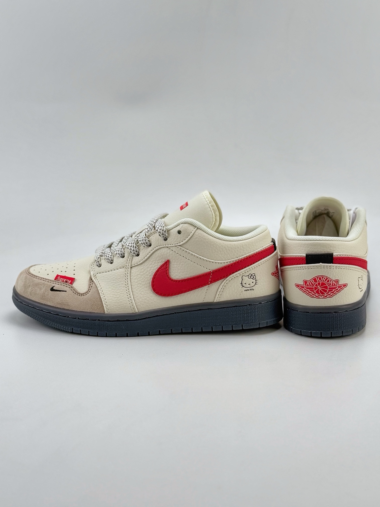 Nike SB Dunk Low x Hello Kitty/凯蒂猫 米黄小钩满天星  XF8698-037