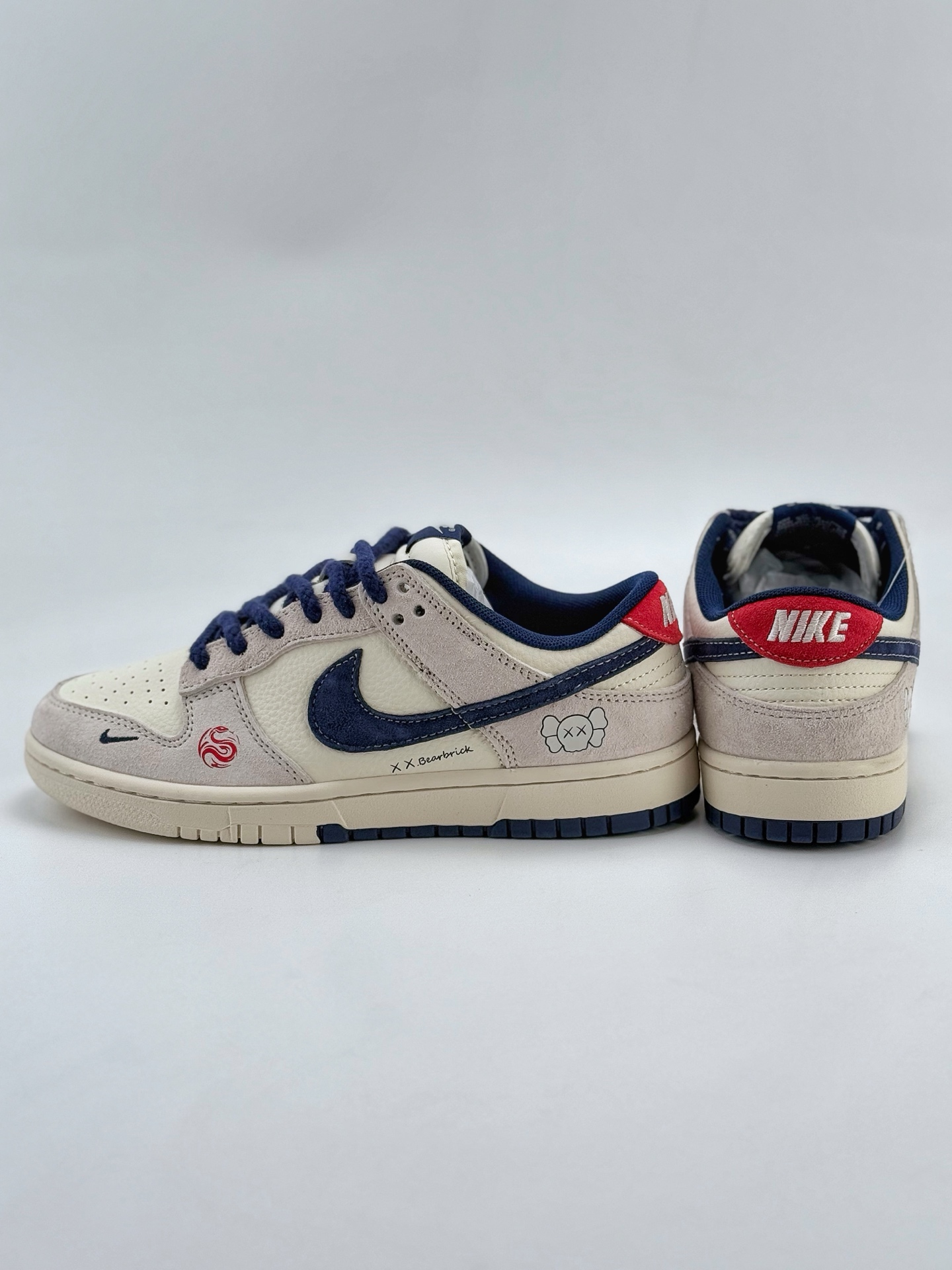 Nike SB Dunk Low x Bearbrick XX涂鸦 灰蓝小钩麻绳  YX5066-249