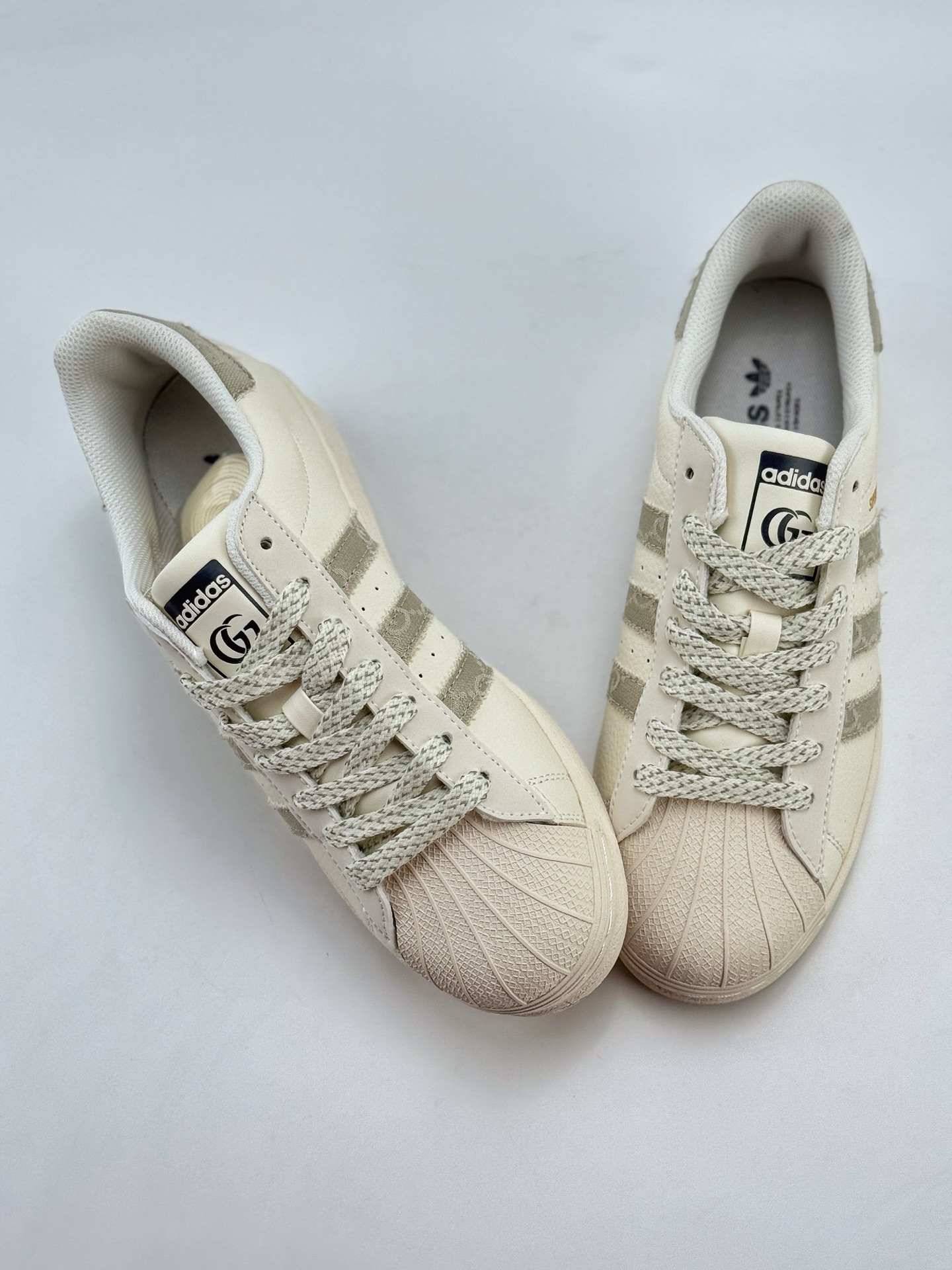 AD Originals Superstar x GUCCI 白灰满天星  BZ2511