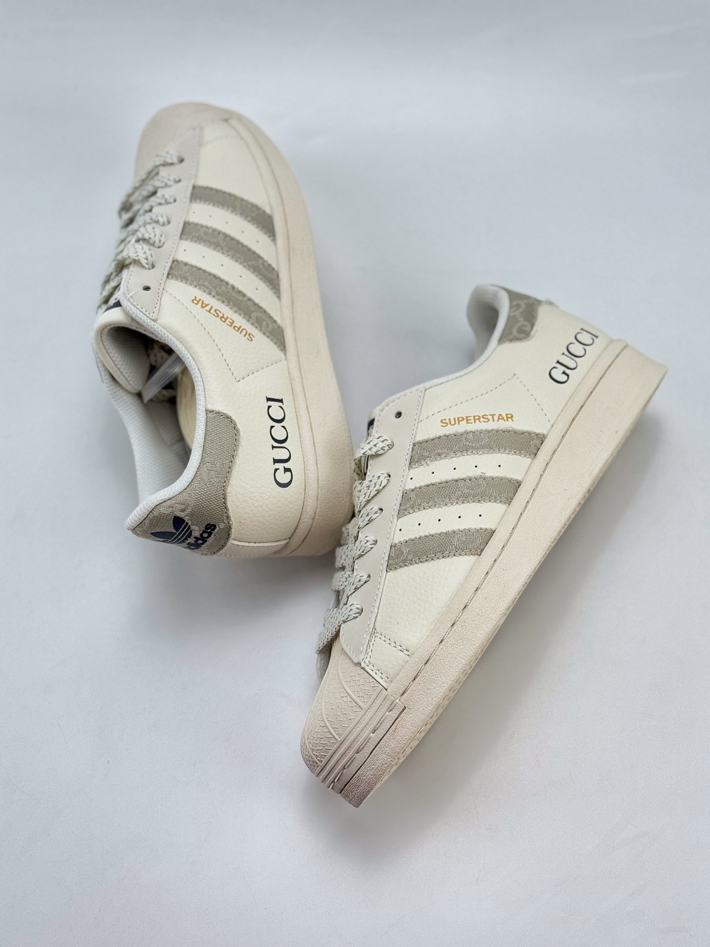 AD Originals Superstar x GUCCI 白灰满天星  BZ2511