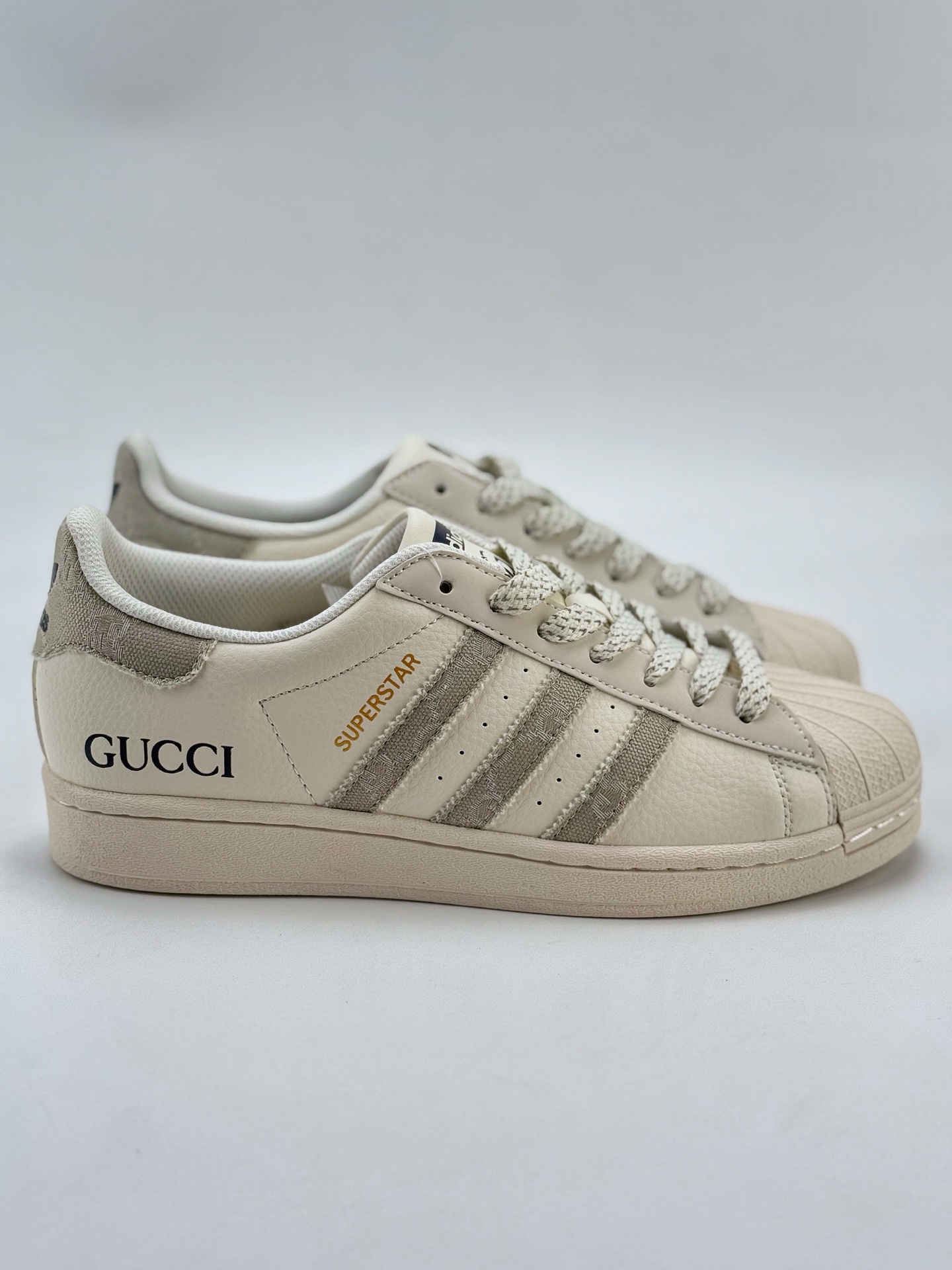 AD Originals Superstar x GUCCI 白灰满天星  BZ2511