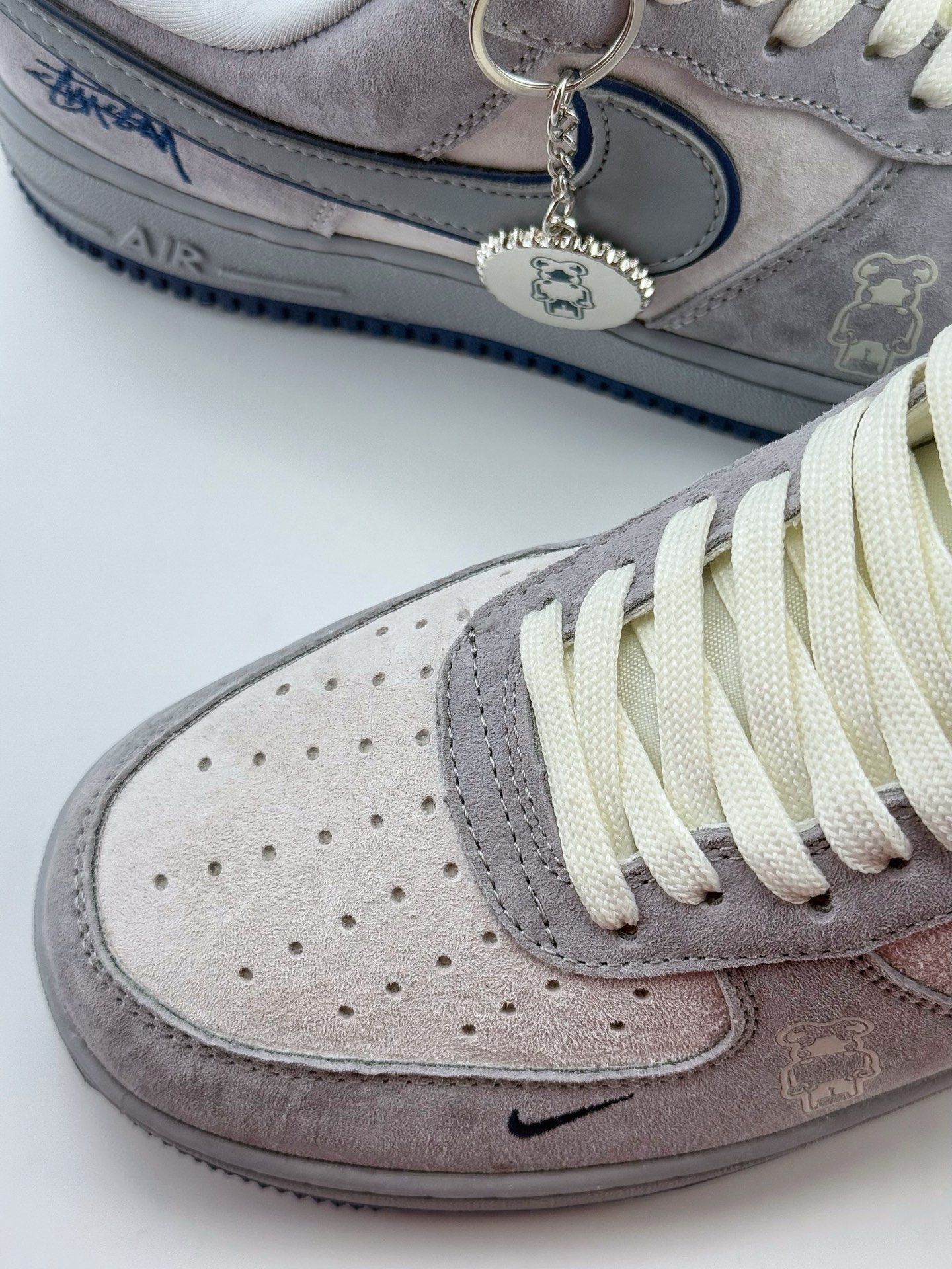 Nike Air Force 1 Low 07 x Stussy 灰蓝小钩  DF0188-017