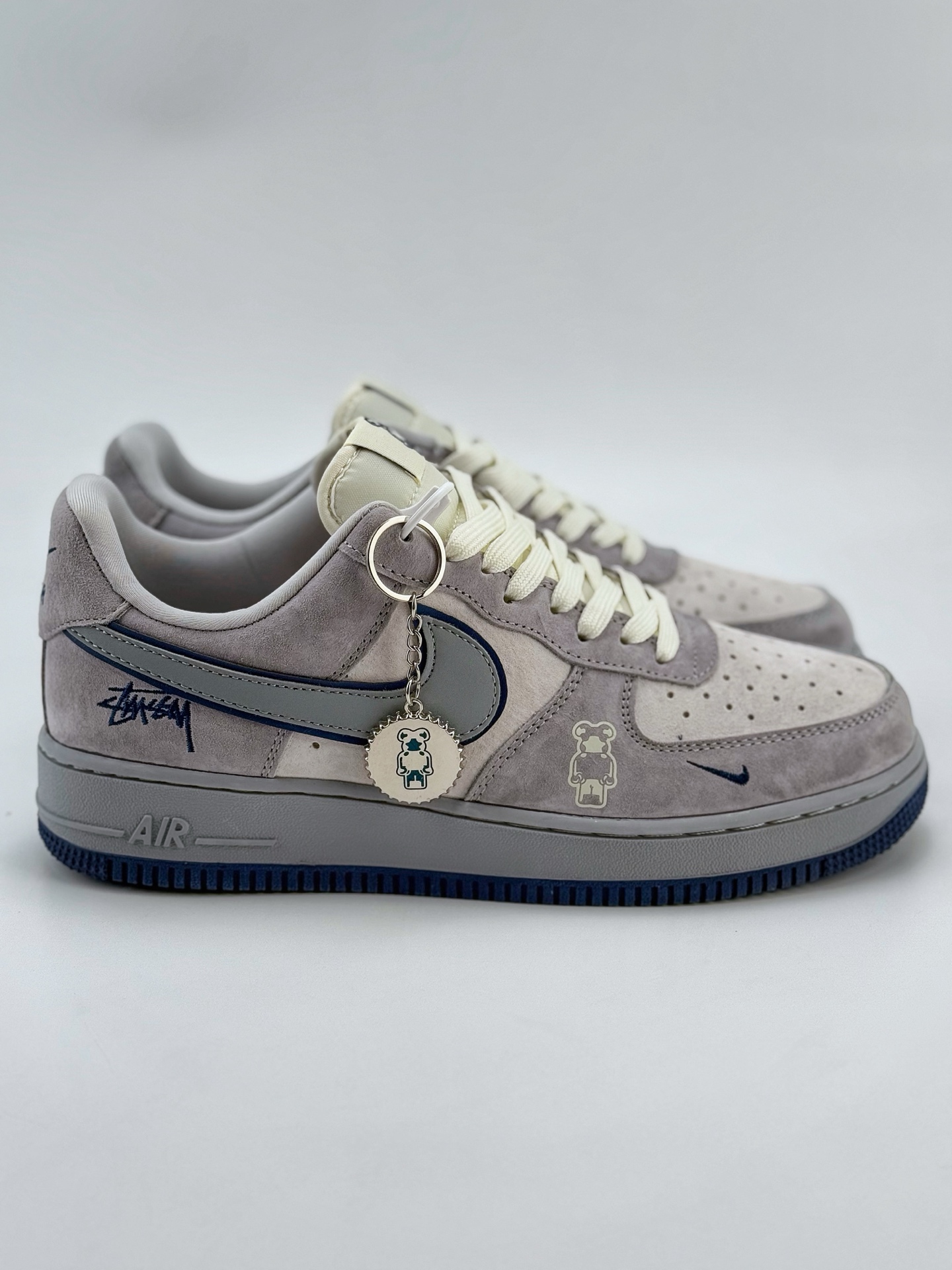 Nike Air Force 1 Low 07 x Stussy 灰蓝小钩  DF0188-017