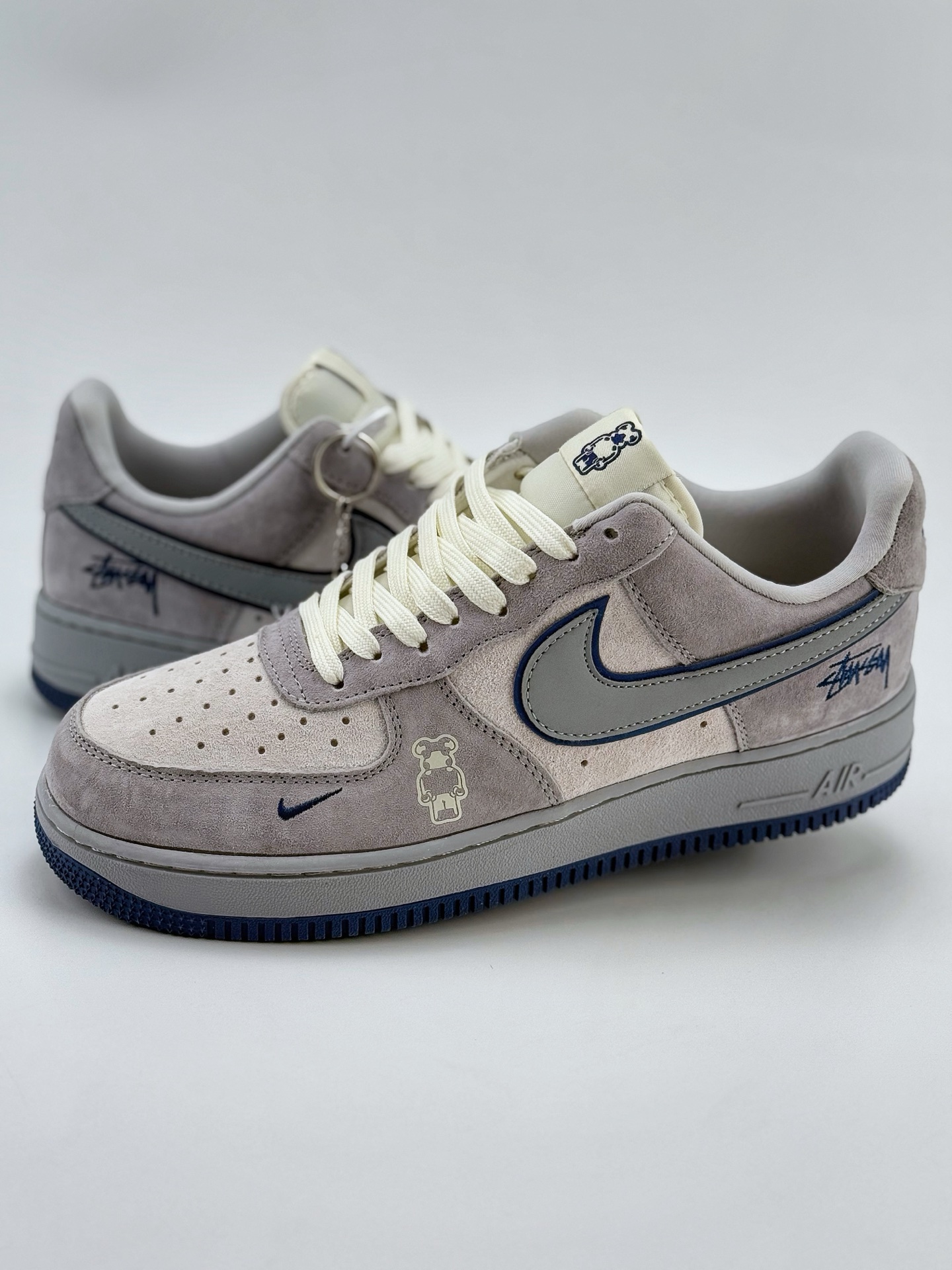 Nike Air Force 1 Low 07 x Stussy 灰蓝小钩  DF0188-017