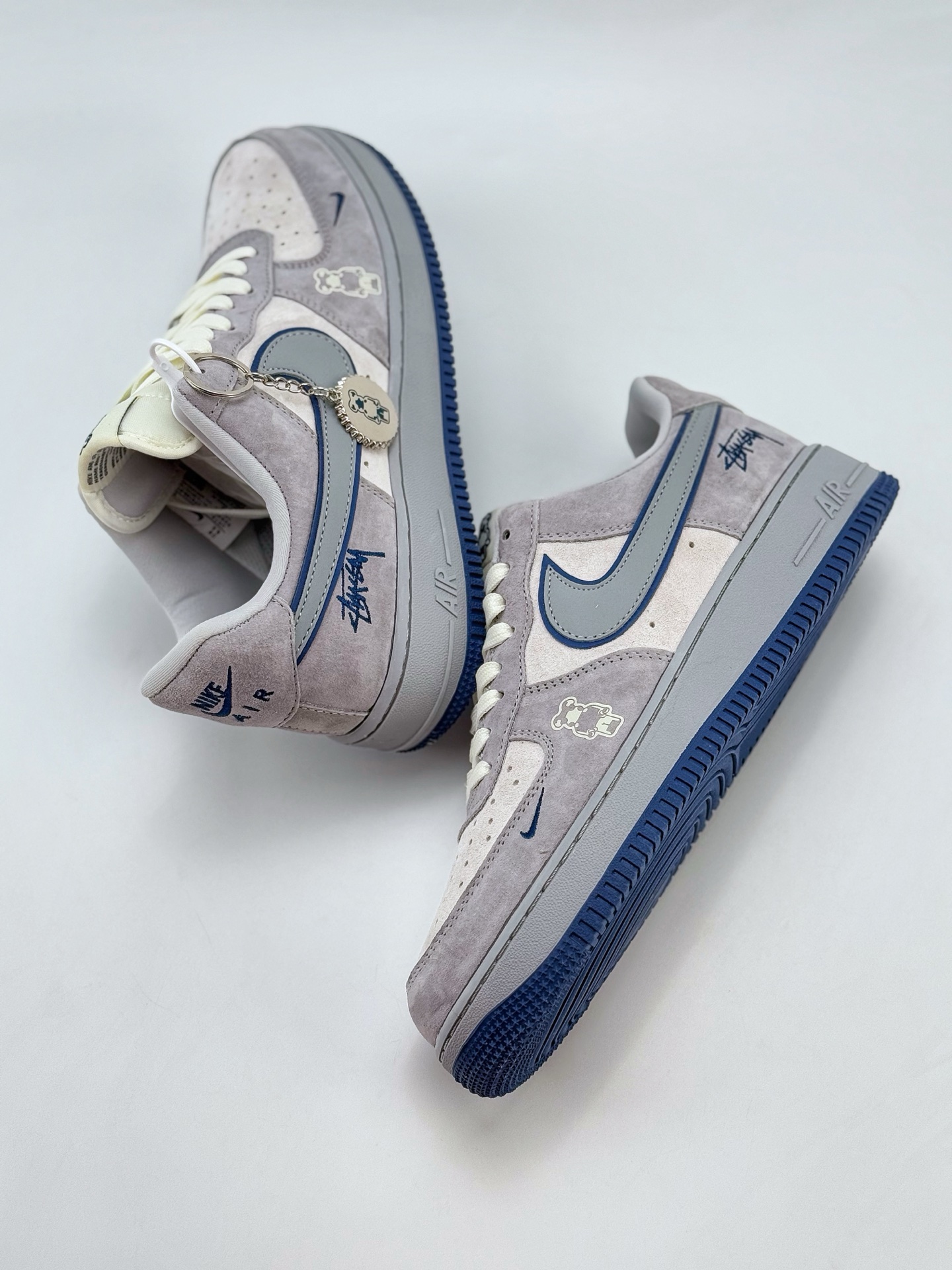 Nike Air Force 1 Low 07 x Stussy 灰蓝小钩  DF0188-017