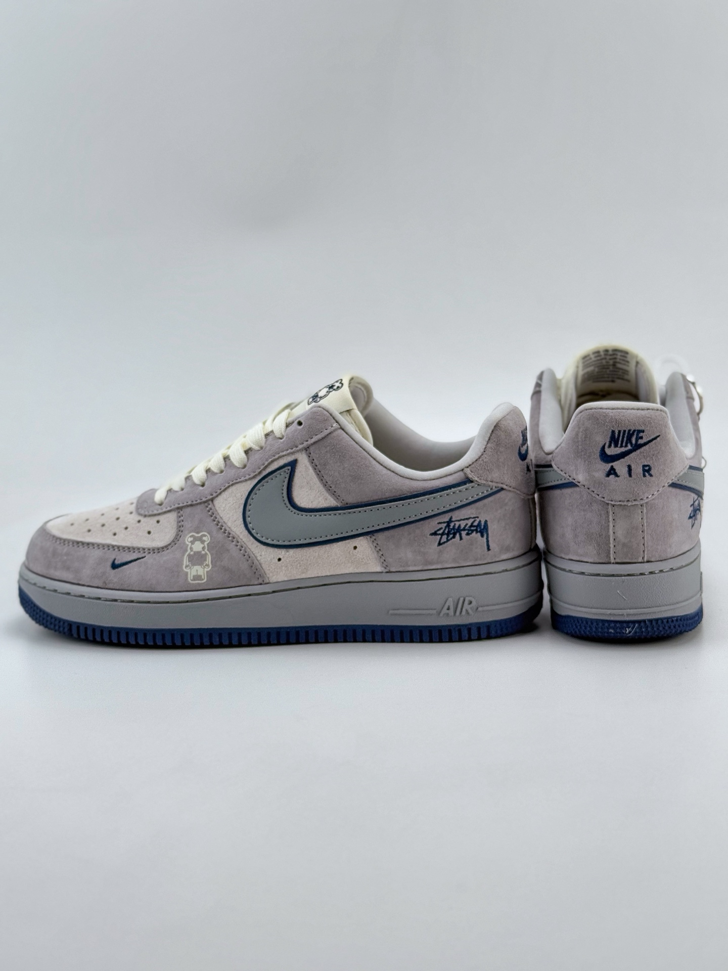 Nike Air Force 1 Low 07 x Stussy 灰蓝小钩  DF0188-017