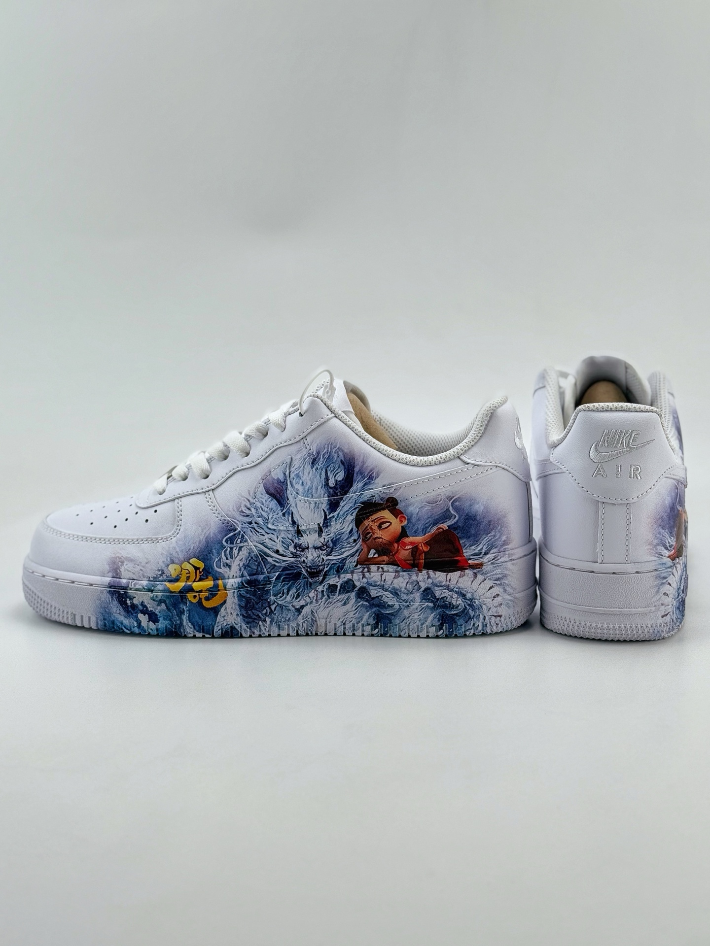 Nike Air Force 1 Low 07 哪吒之魔童闹海 白蓝涂鸦  CW2288-111