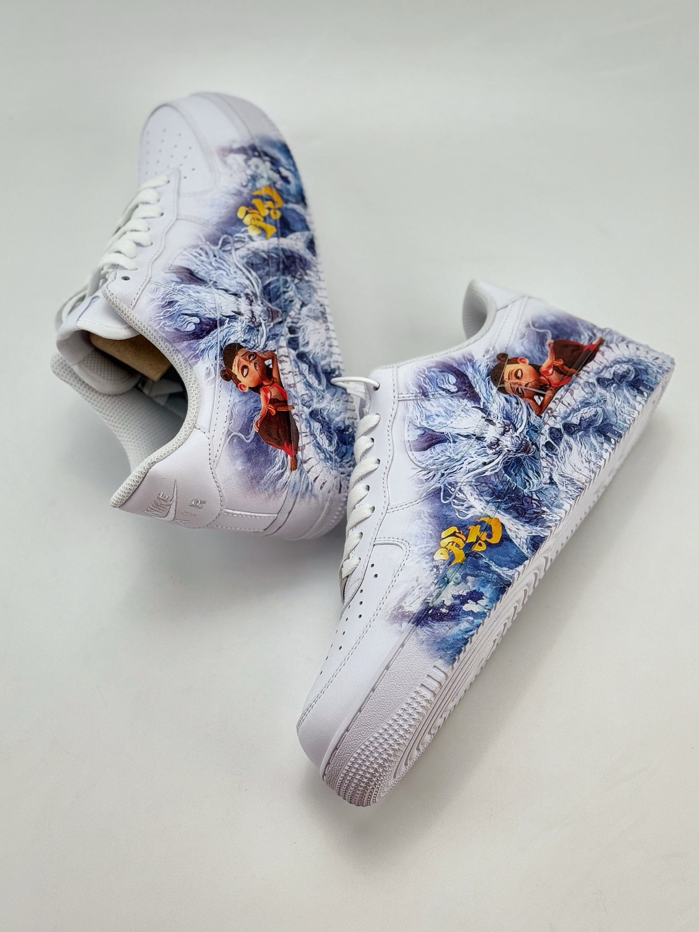 Nike Air Force 1 Low 07 哪吒之魔童闹海 白蓝涂鸦  CW2288-111