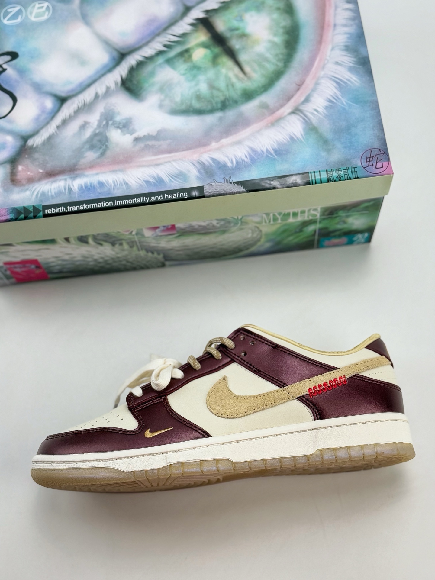 Nike SB Dunk Low CNY ”Year Of The Snake” LX CN 中国年 蛇年 白金红  HV5991-171