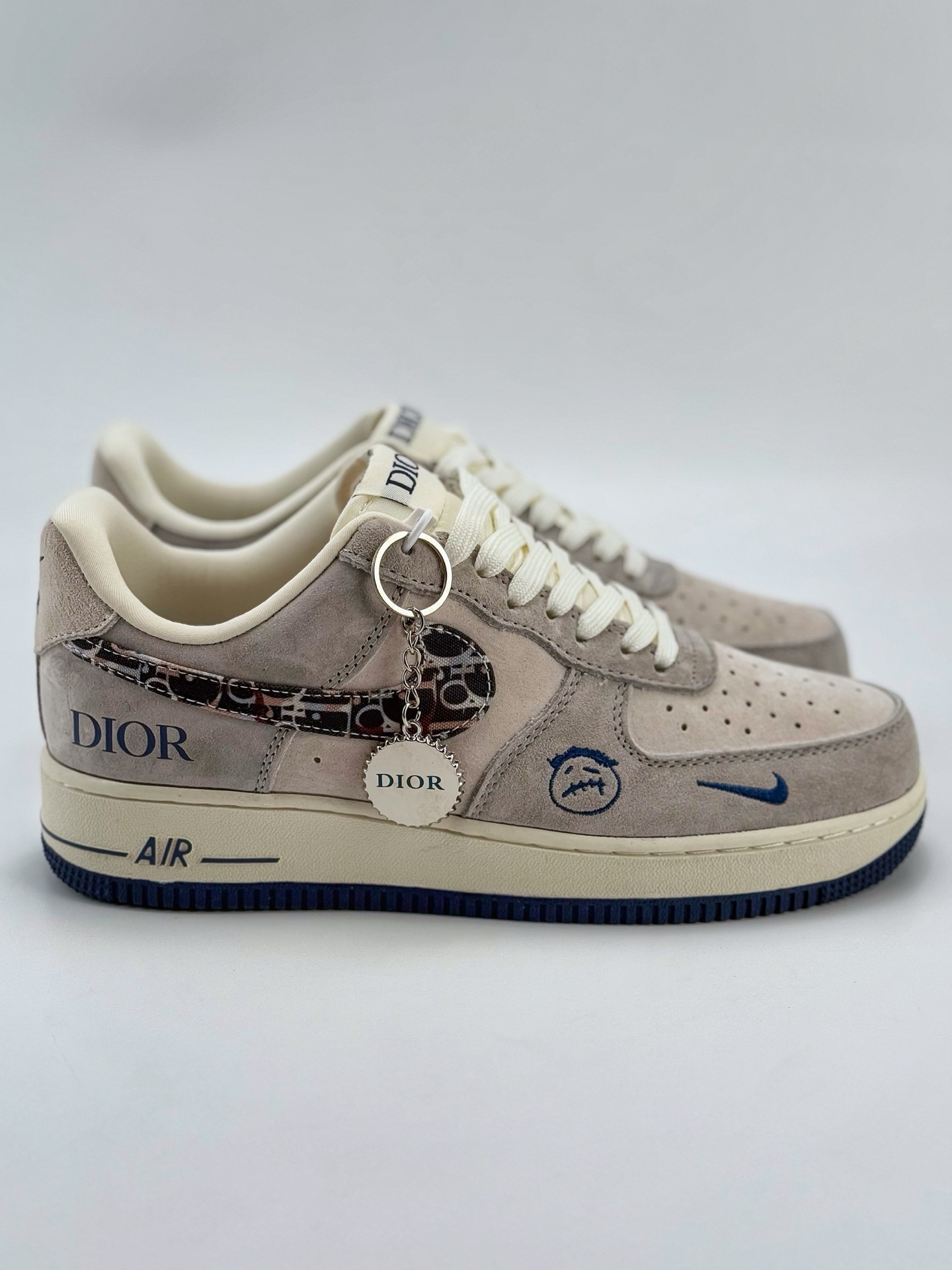 Nike Air Force 1 Low 07 x Travis Scott x DIOR 灰蓝小钩  KK1988-044
