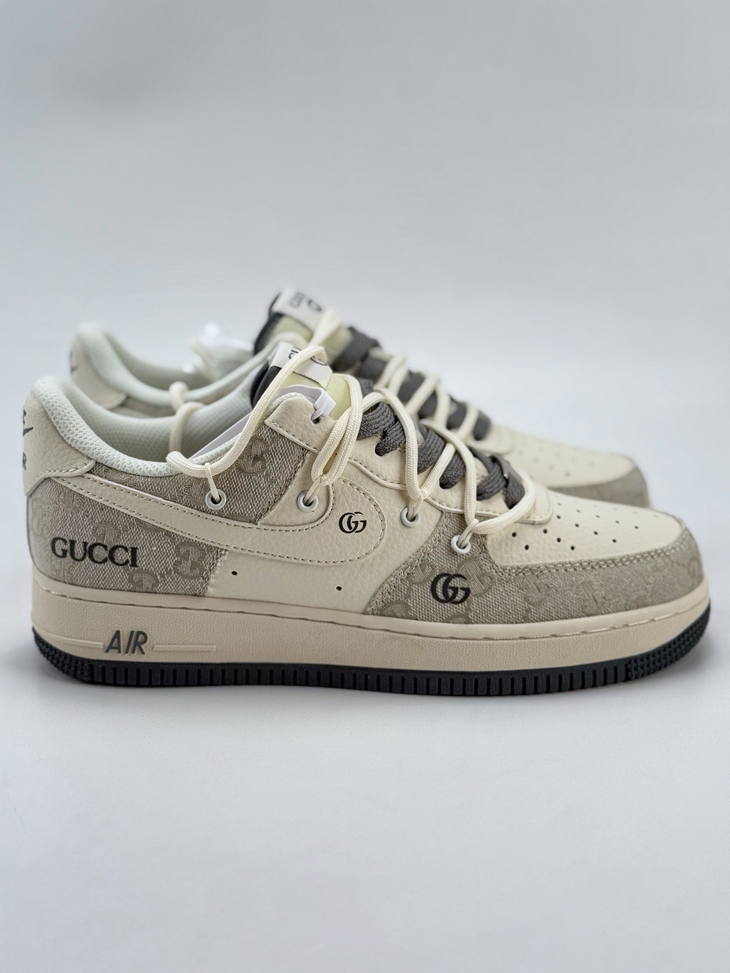 Nike Air Force 1 Low 07 x GUCCI 白灰绑带满天星 SJ1198-105