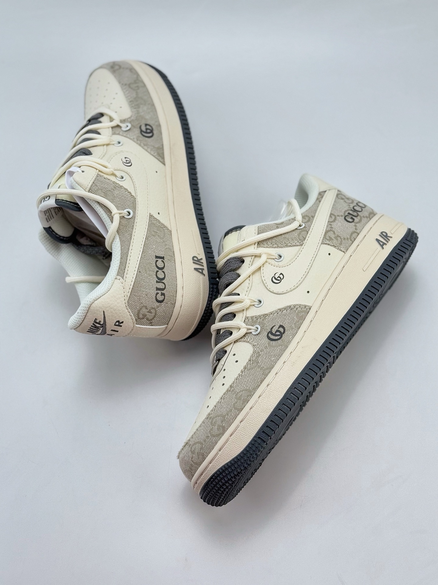 Nike Air Force 1 Low 07 x GUCCI 白灰绑带满天星 SJ1198-105