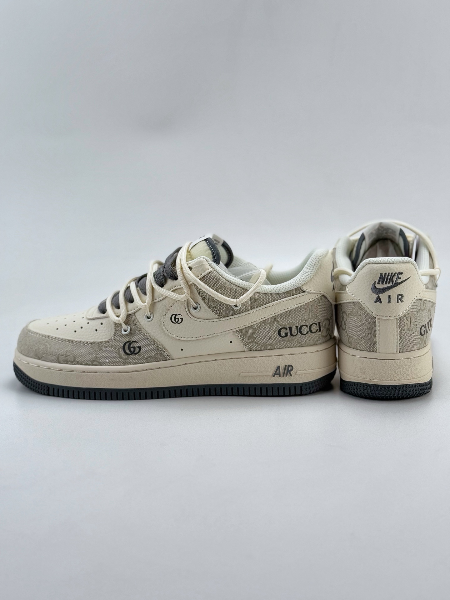 Nike Air Force 1 Low 07 x GUCCI 白灰绑带满天星 SJ1198-105