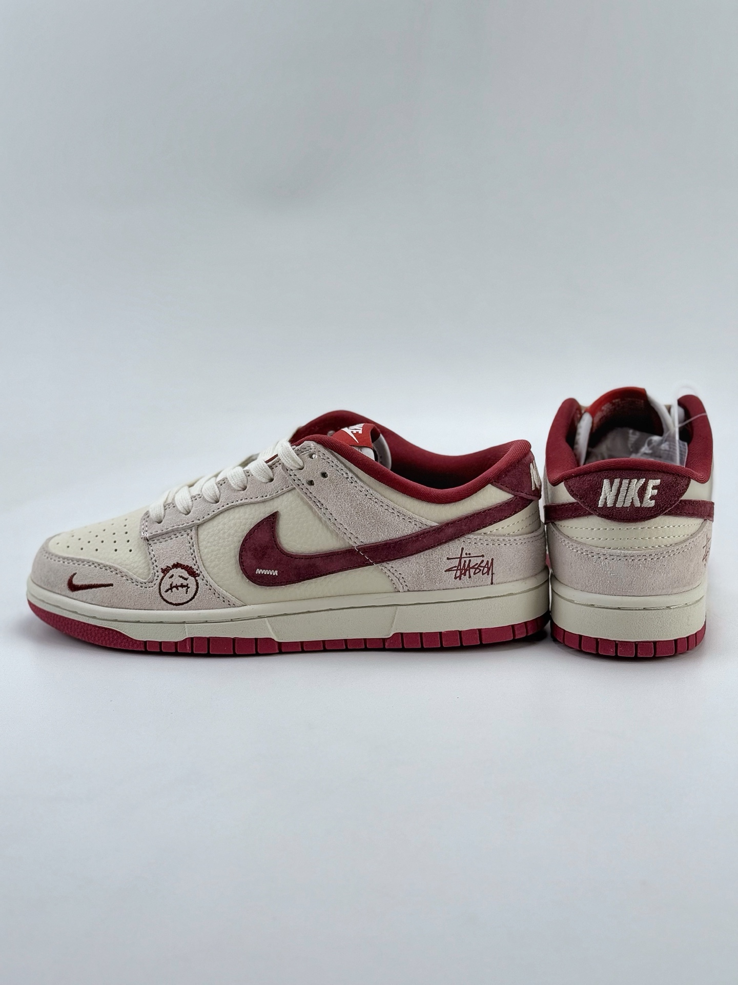 Nike SB Dunk Low x Travis Scott x Stussy 米棕红小钩  KK1333-031