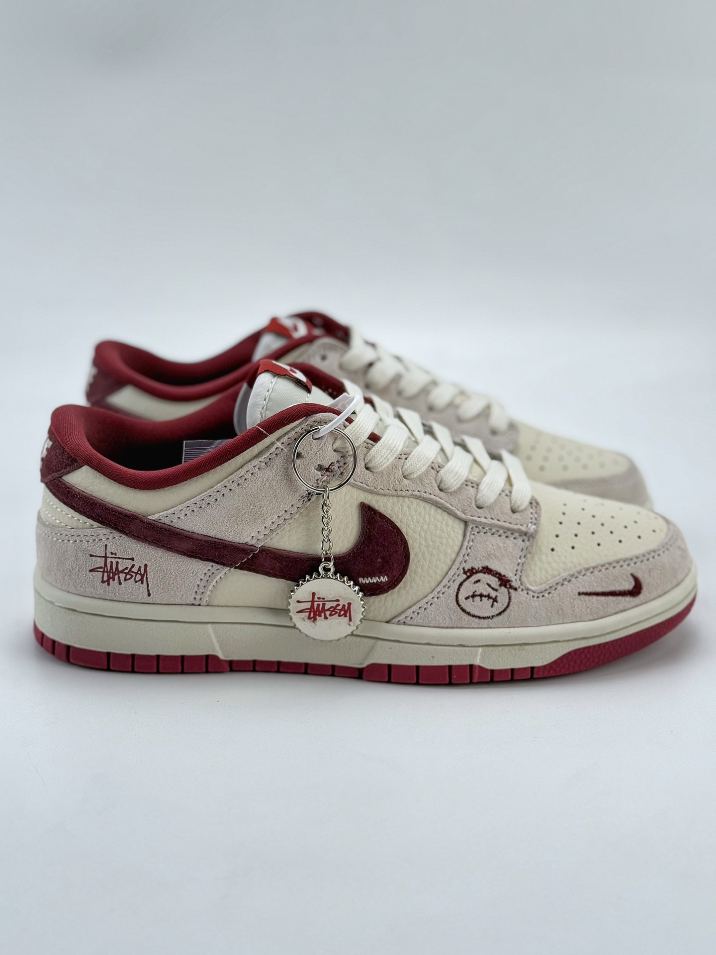 Nike SB Dunk Low x Travis Scott x Stussy 米棕红小钩  KK1333-031