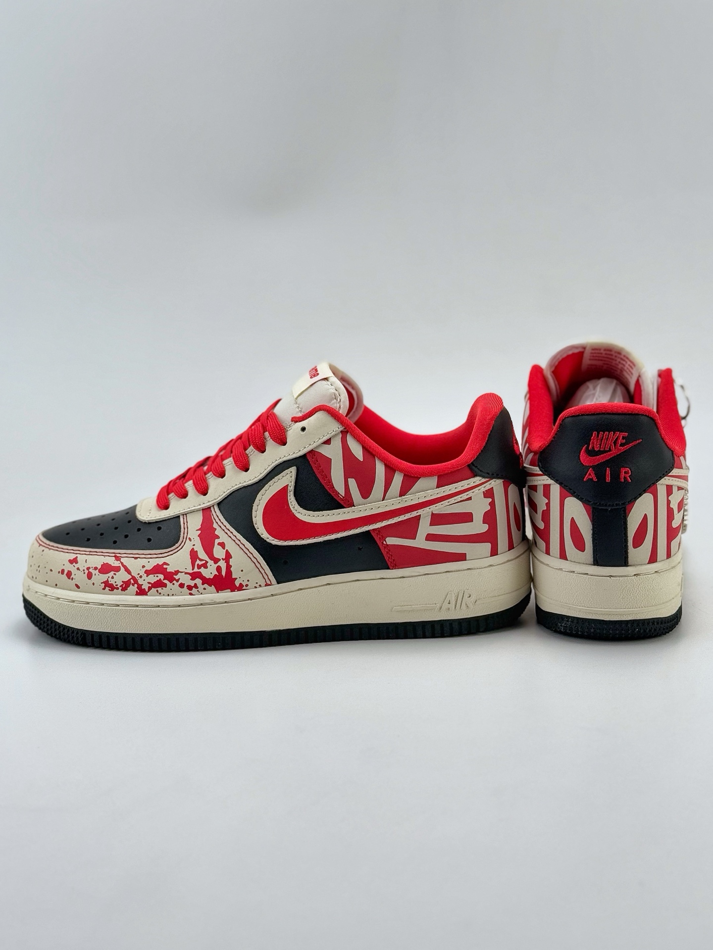 Nike Air Force 1 Low 07 x Supreme 白黑红涂鸦  DF0188-020