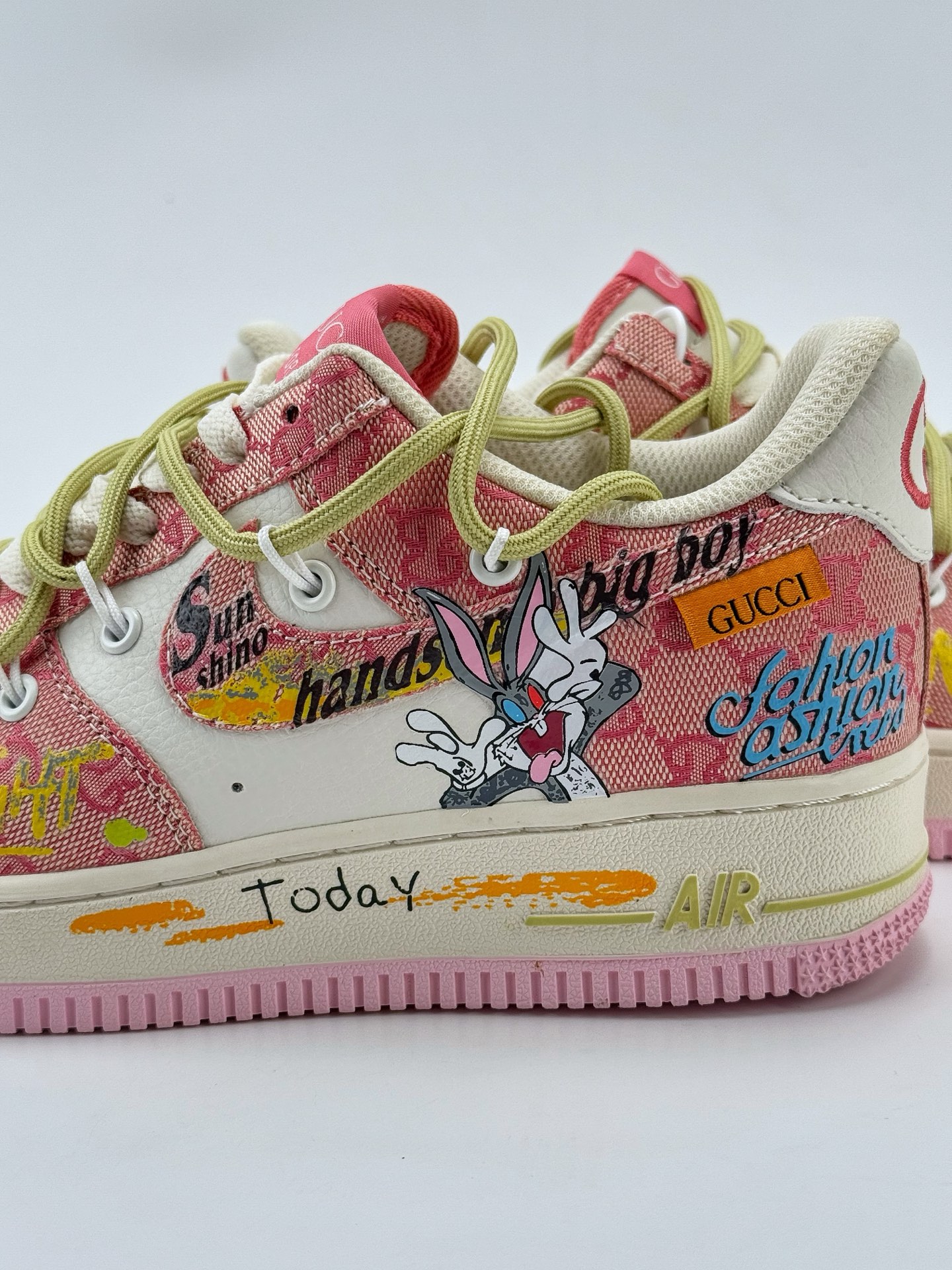 Nike Air Force 1 Low 07 x 白粉涂鸦绑带 BD0077-666