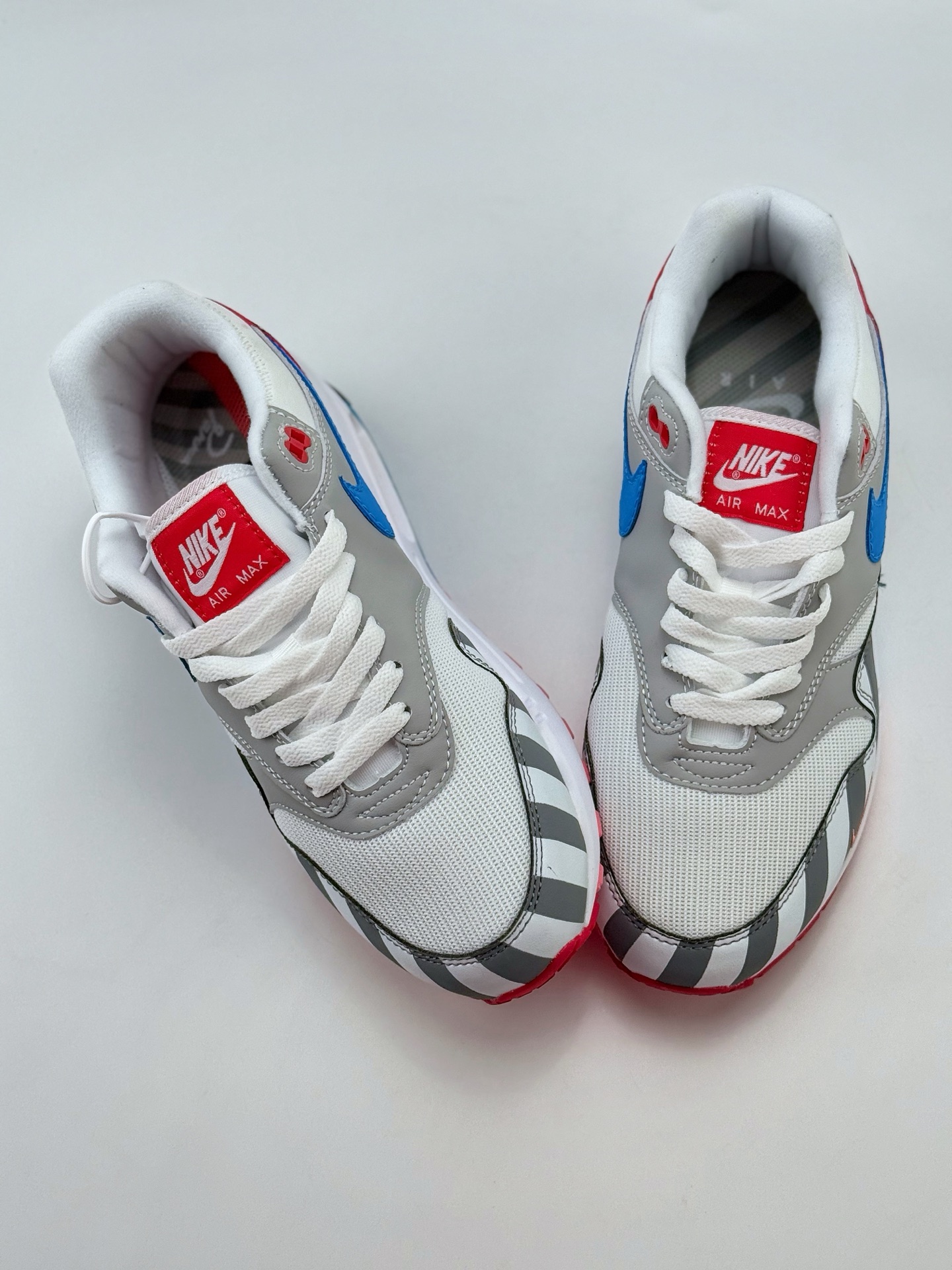 Nike Air Max 1 x Parra 白粉 复古休闲跑步鞋  AT3057-100