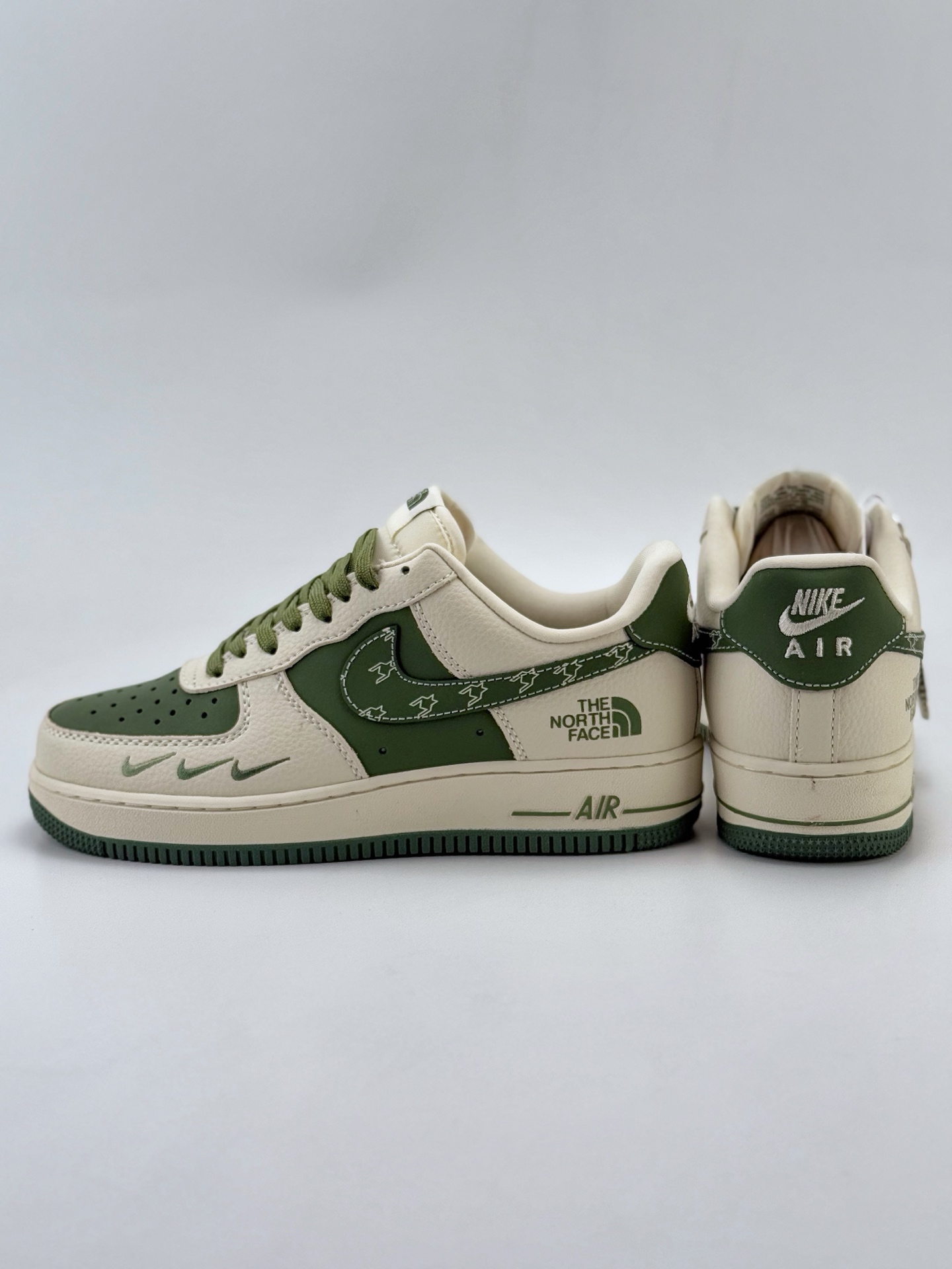 Nike Air Force 1 Low 07 x The North Face 白绿三小钩  KK1988-043