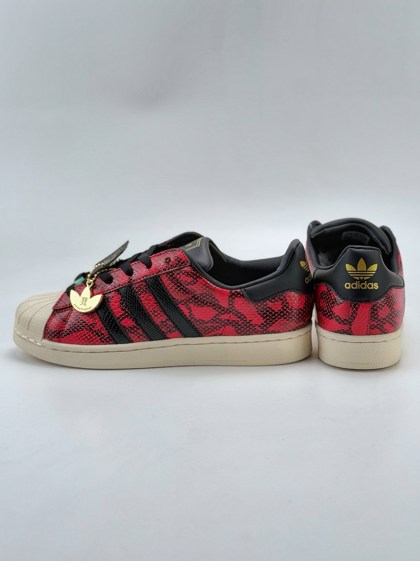 AD Originals Superstar 贝壳头 CNY 蛇年限定 ”year of snake” 红黑  JI0104