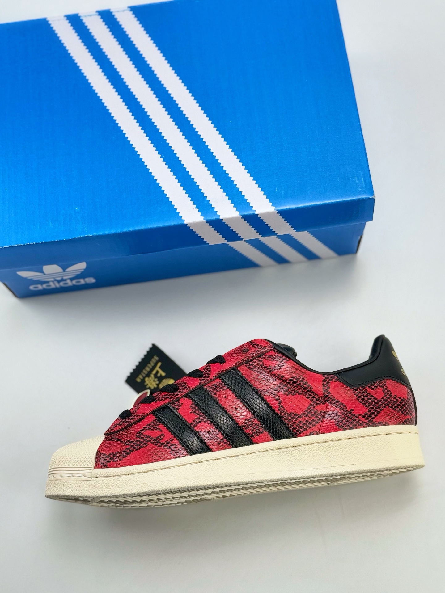 AD Originals Superstar 贝壳头 CNY 蛇年限定 ”year of snake” 红黑  JI0104