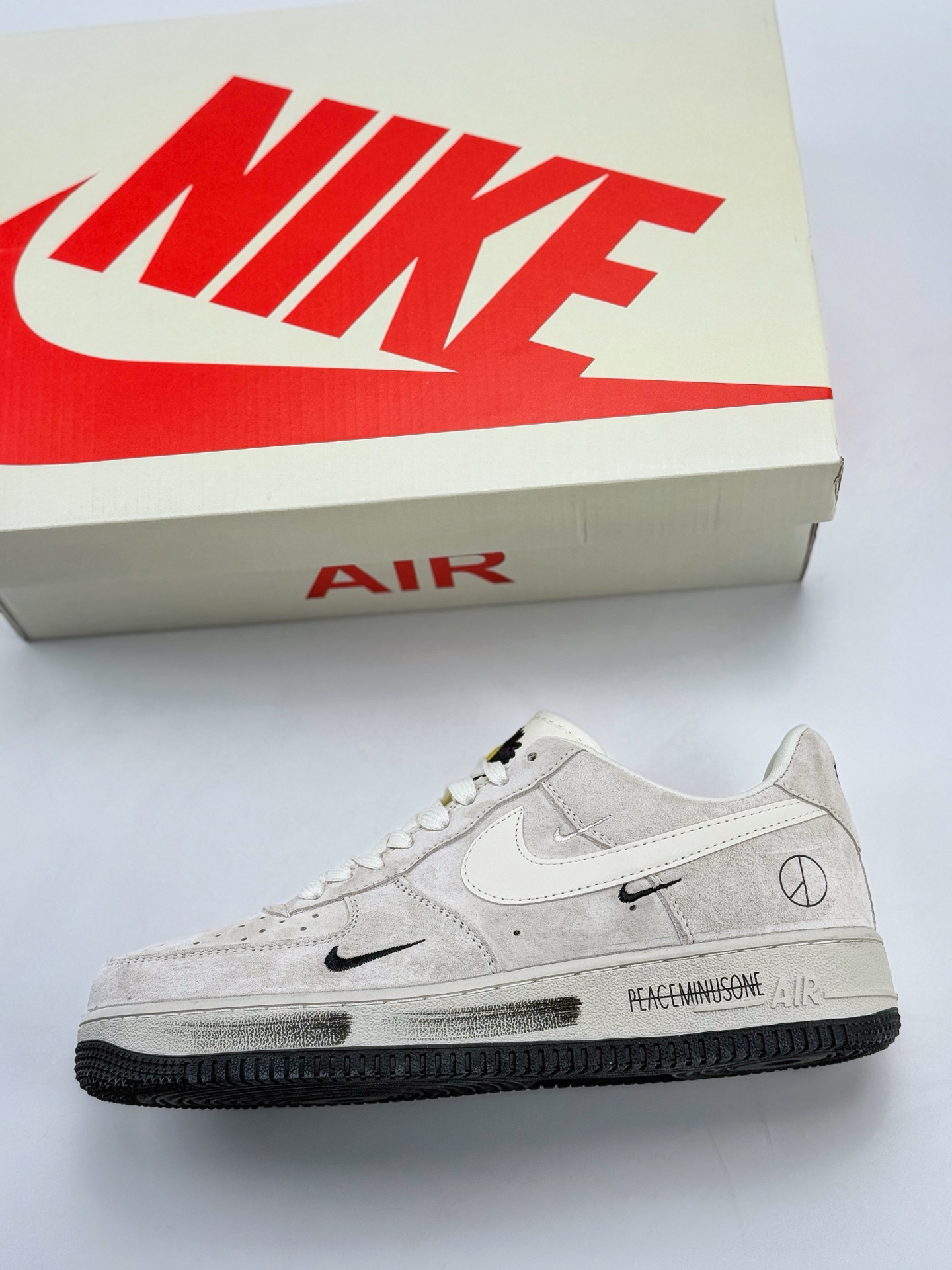Nike Air Force 1 Low 07 x Peaceminusone 灰黑三小钩  DF0188-035