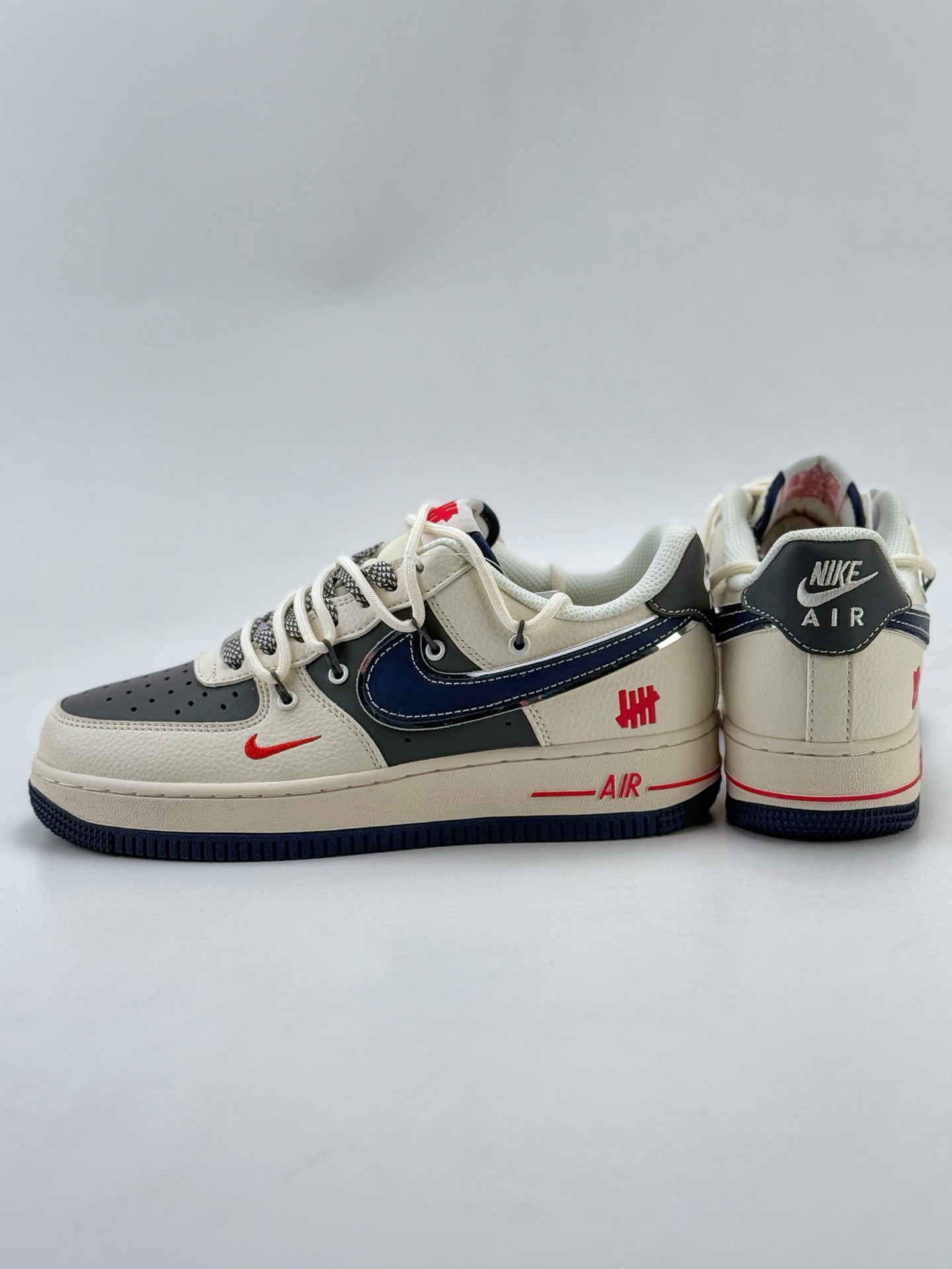 Nike Air Force 1 Low 07 x UNDEFEATED 白灰蓝小钩绑带满天星  SJ1198-103