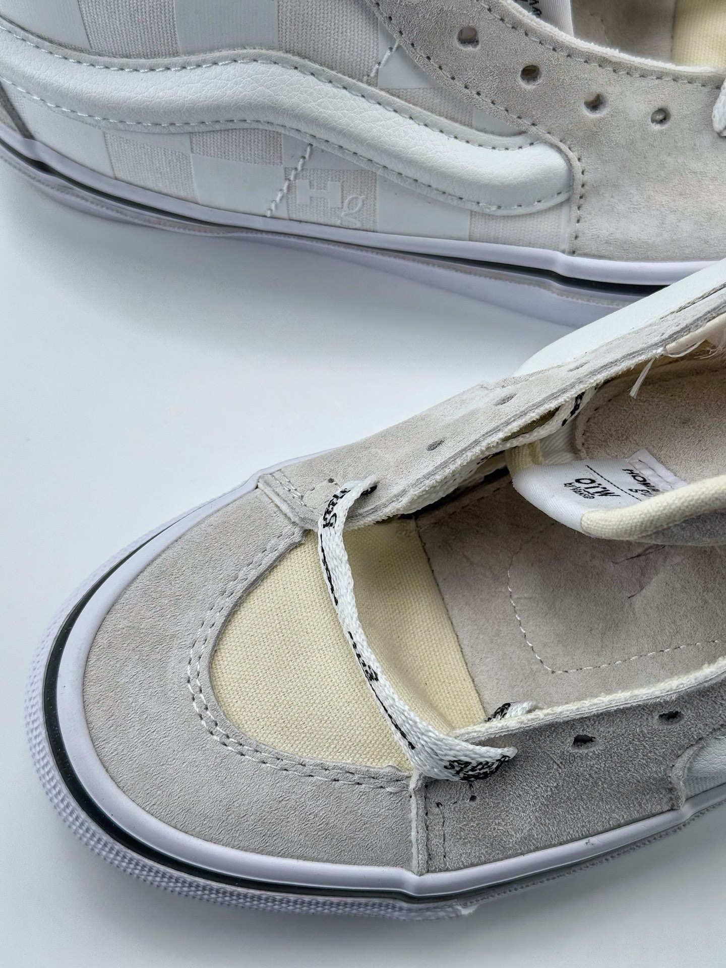Vans x HommeGirls SK8-mid 时尚百搭黑色中帮男女同款黑色板鞋  VN000NBNCJK 白色中帮 VN000NBN2VZ