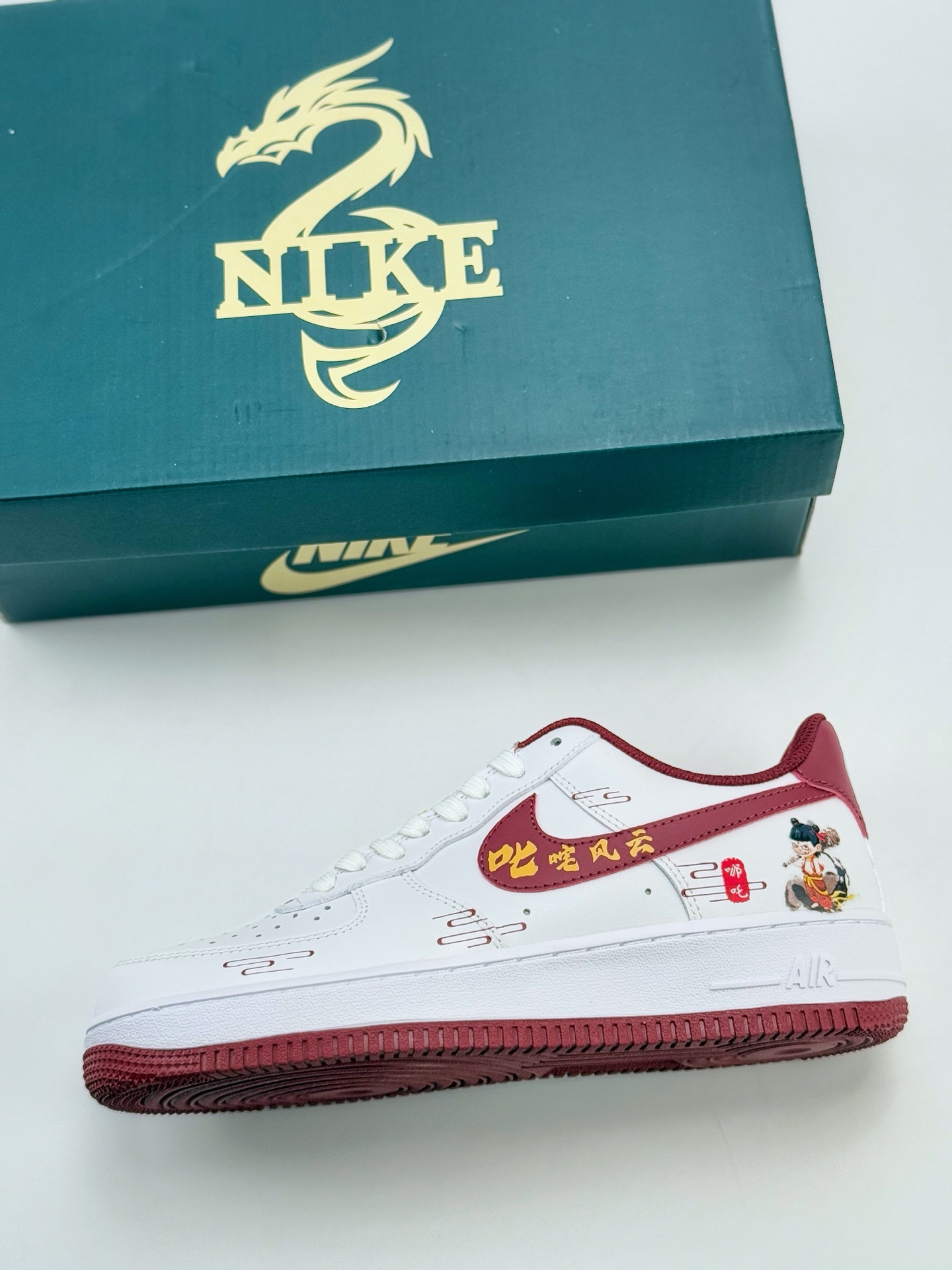 Nike Air Force 1 Low 07 哪吒闹海 白红  FV5988-105