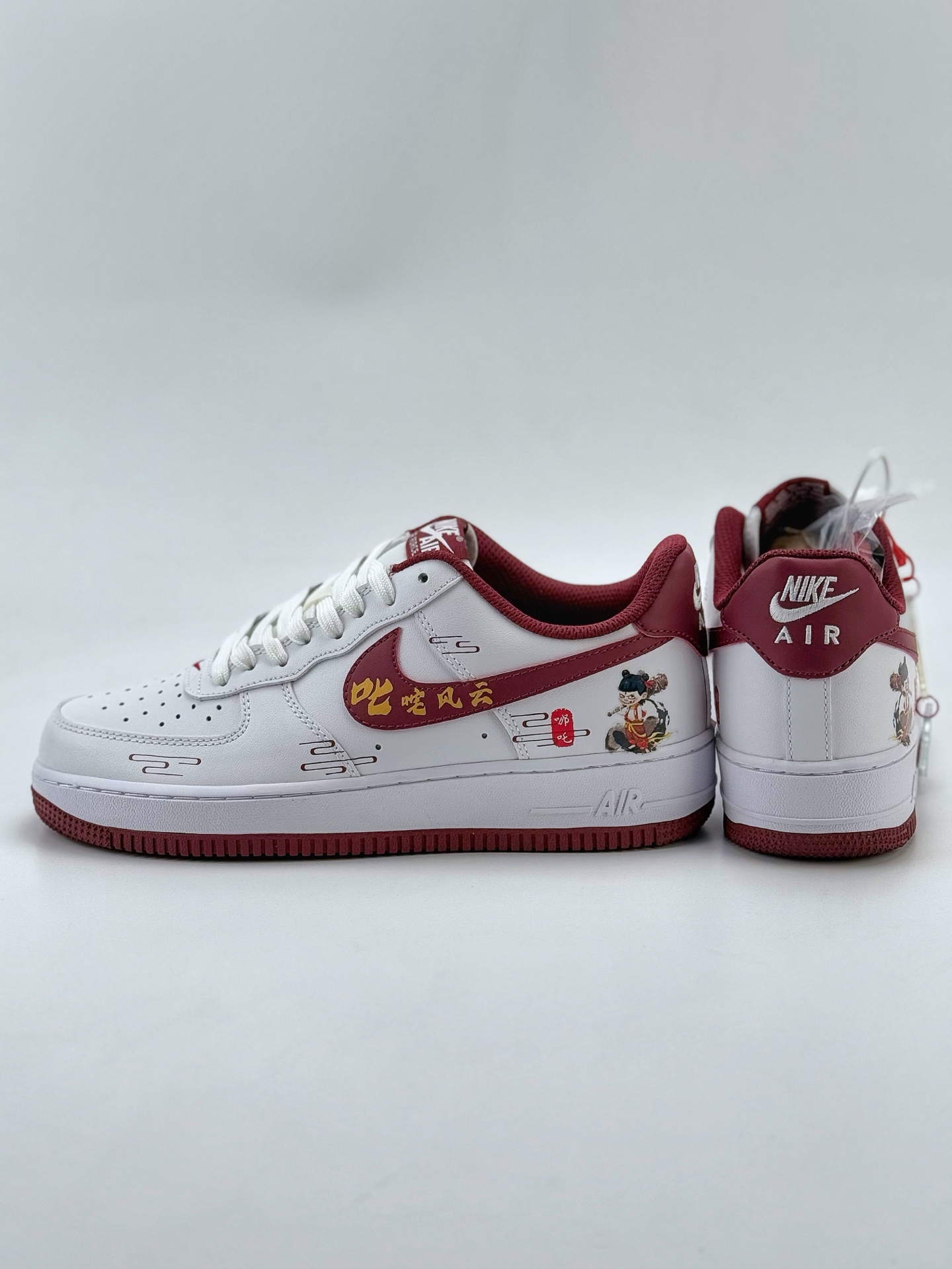 Nike Air Force 1 Low 07 哪吒闹海 白红  FV5988-105