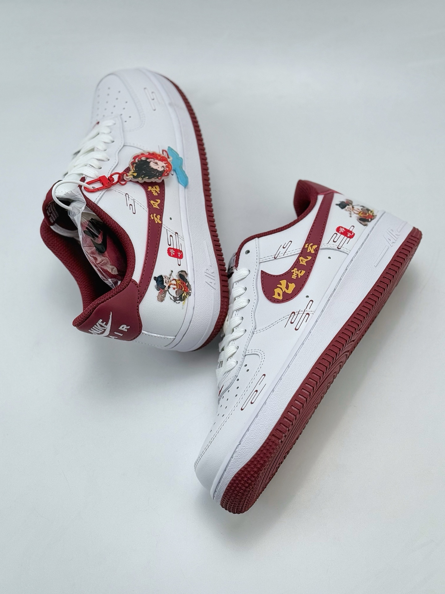 Nike Air Force 1 Low 07 哪吒闹海 白红  FV5988-105