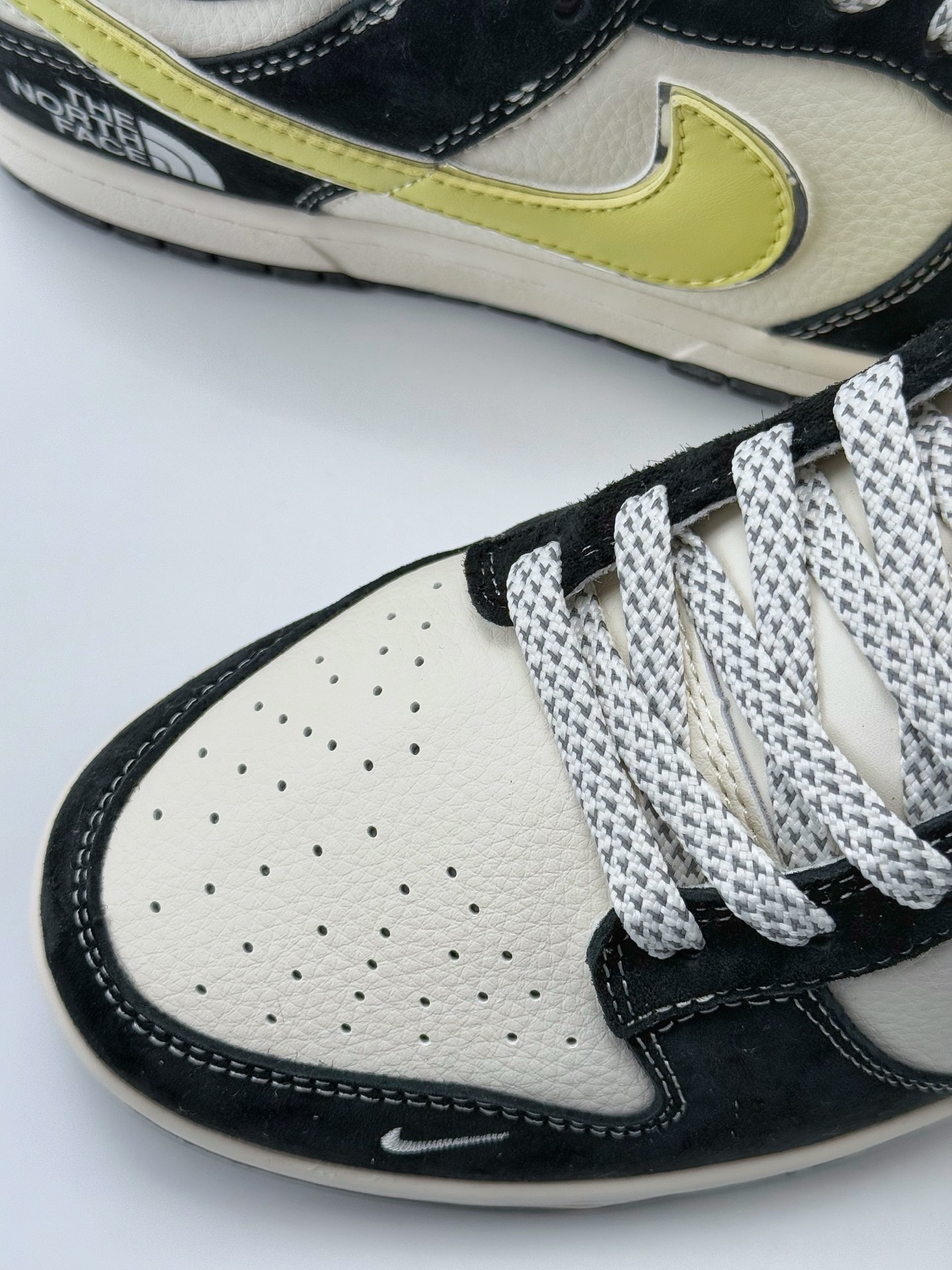 Nike SB Dunk Low x The North Face x CDG 白黑黄小钩满天星 XX3168-113