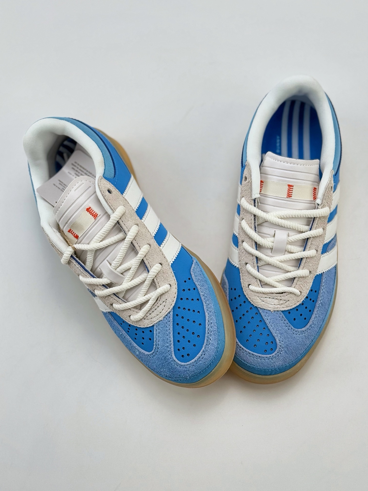adidas Originals Gazelle INdoor x Bad Bunny 坏痞兔蓝白 三叶草休闲防滑耐磨低帮板鞋  IF9734