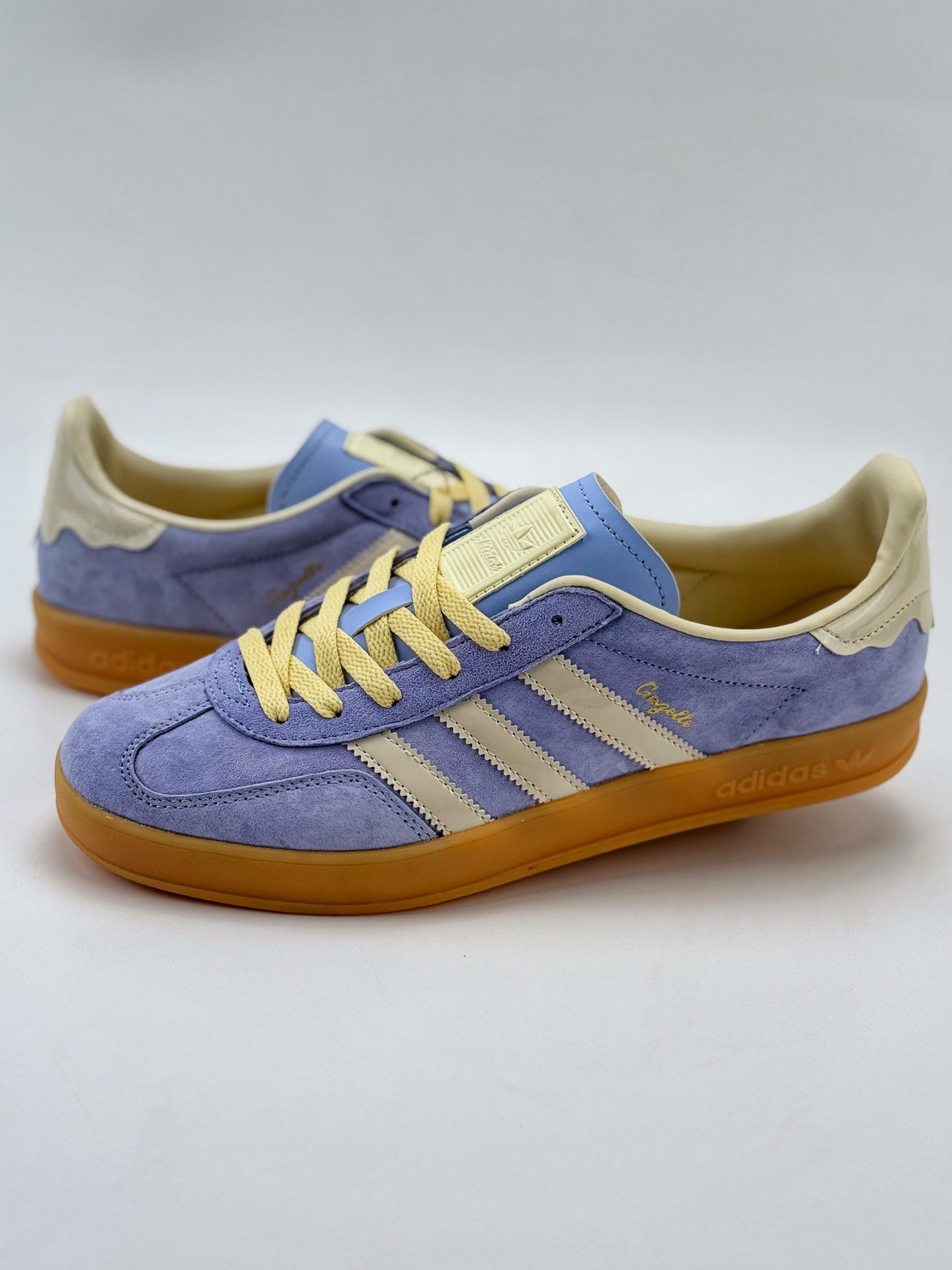 adidas Originals Gazelle INdoor 紫 三叶草休闲防滑耐磨低帮板鞋  JR8029
