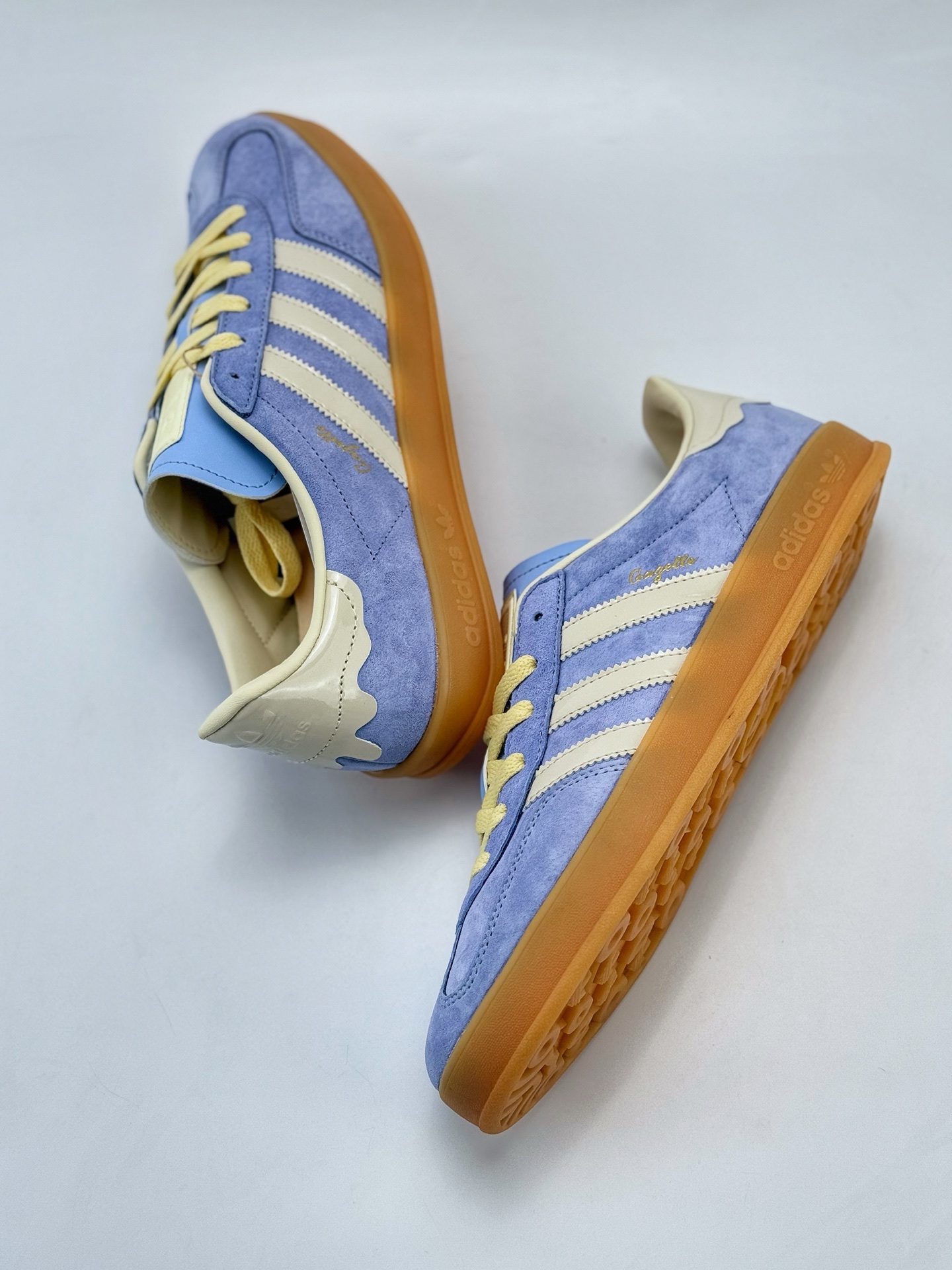 adidas Originals Gazelle INdoor 紫 三叶草休闲防滑耐磨低帮板鞋  JR8029
