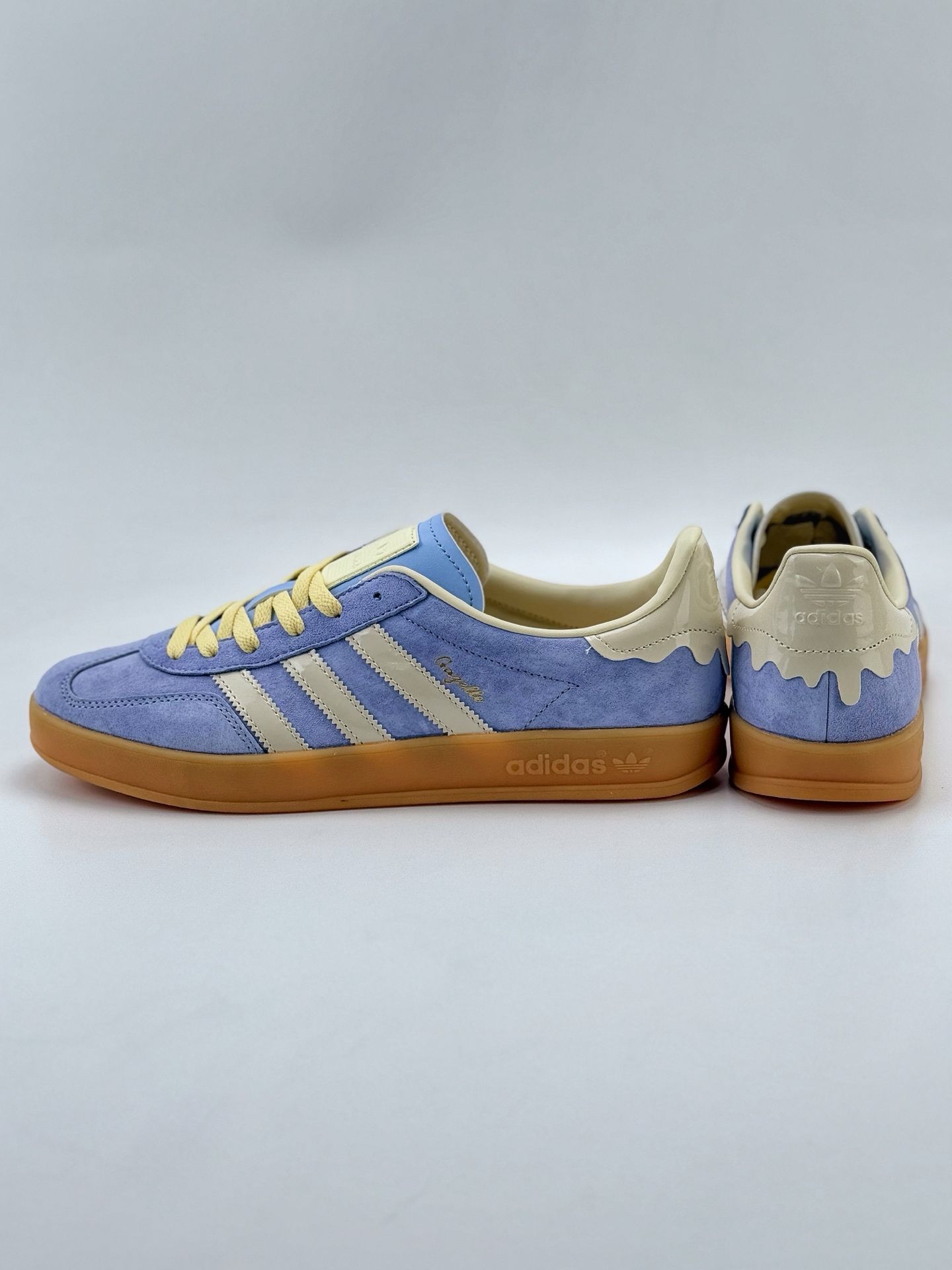 adidas Originals Gazelle INdoor 紫 三叶草休闲防滑耐磨低帮板鞋  JR8029