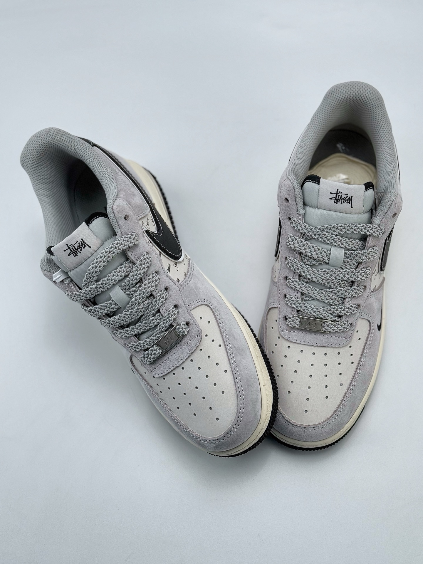 Nike Air Force 1 Low 07 x Stussy 灰黑小钩满天星  XZ6188-912