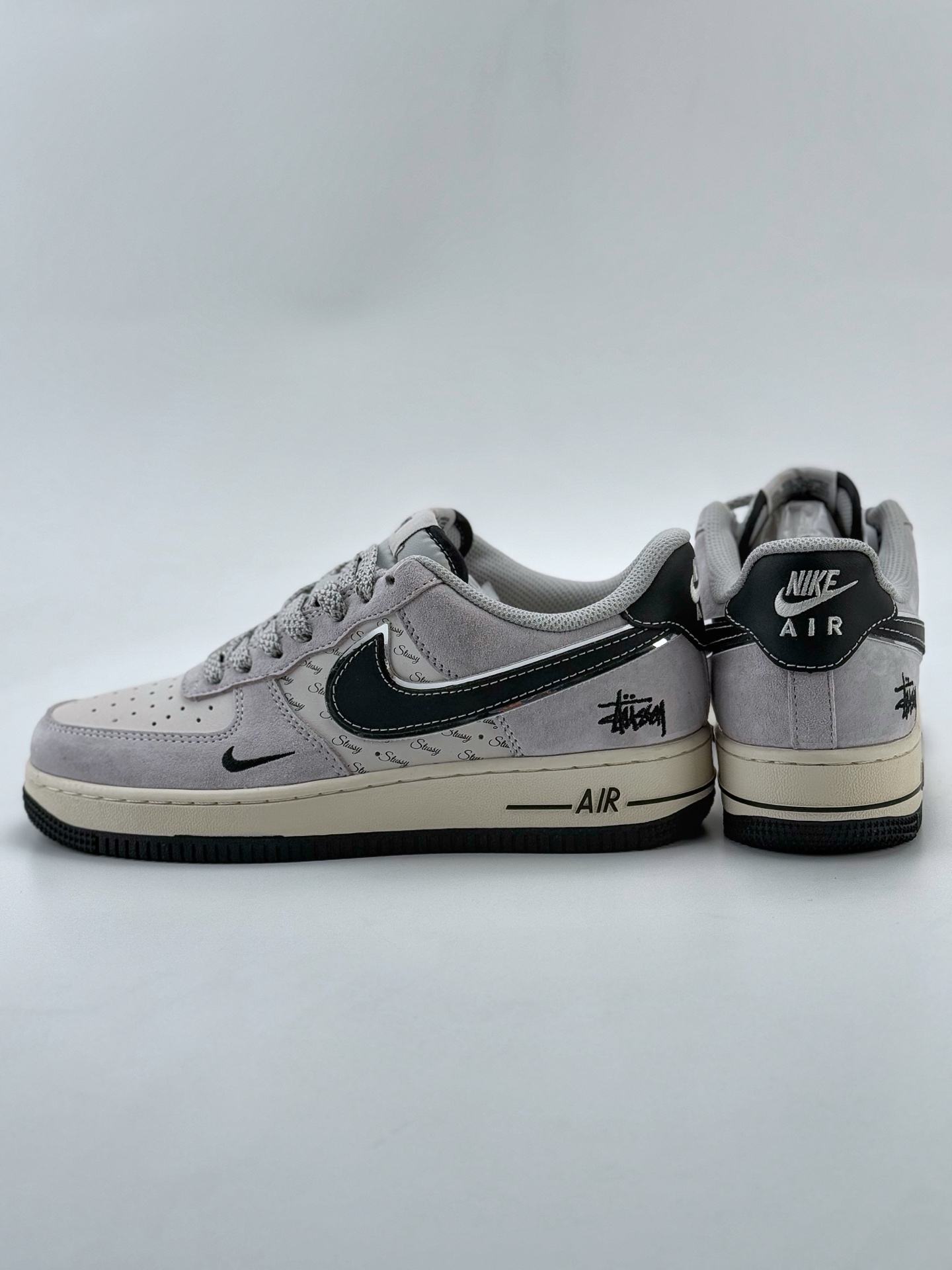Nike Air Force 1 Low 07 x Stussy 灰黑小钩满天星  XZ6188-912