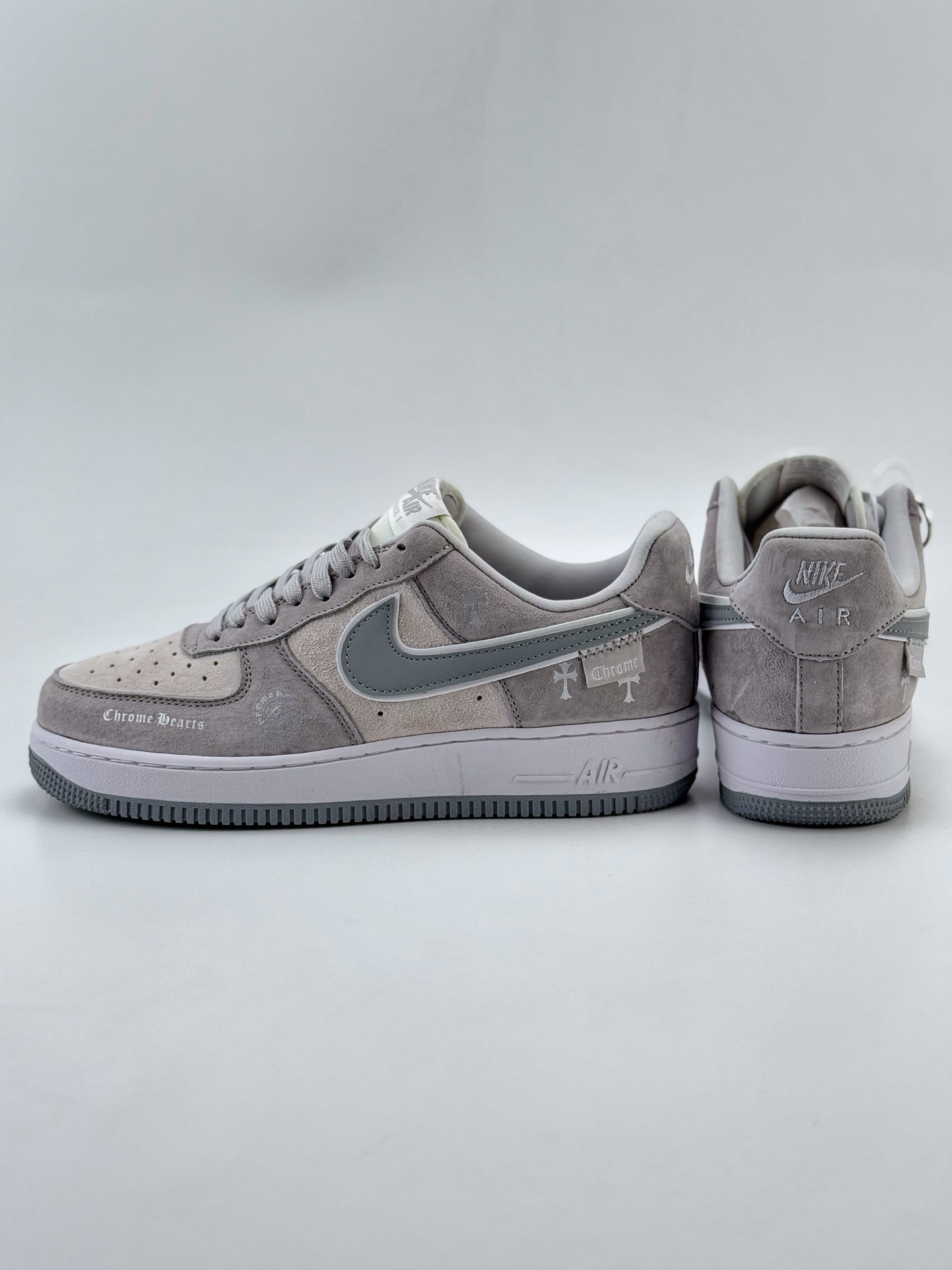 Nike Air Force 1 Low 07 x Chrome Hearts 浅灰  FZ0188-032