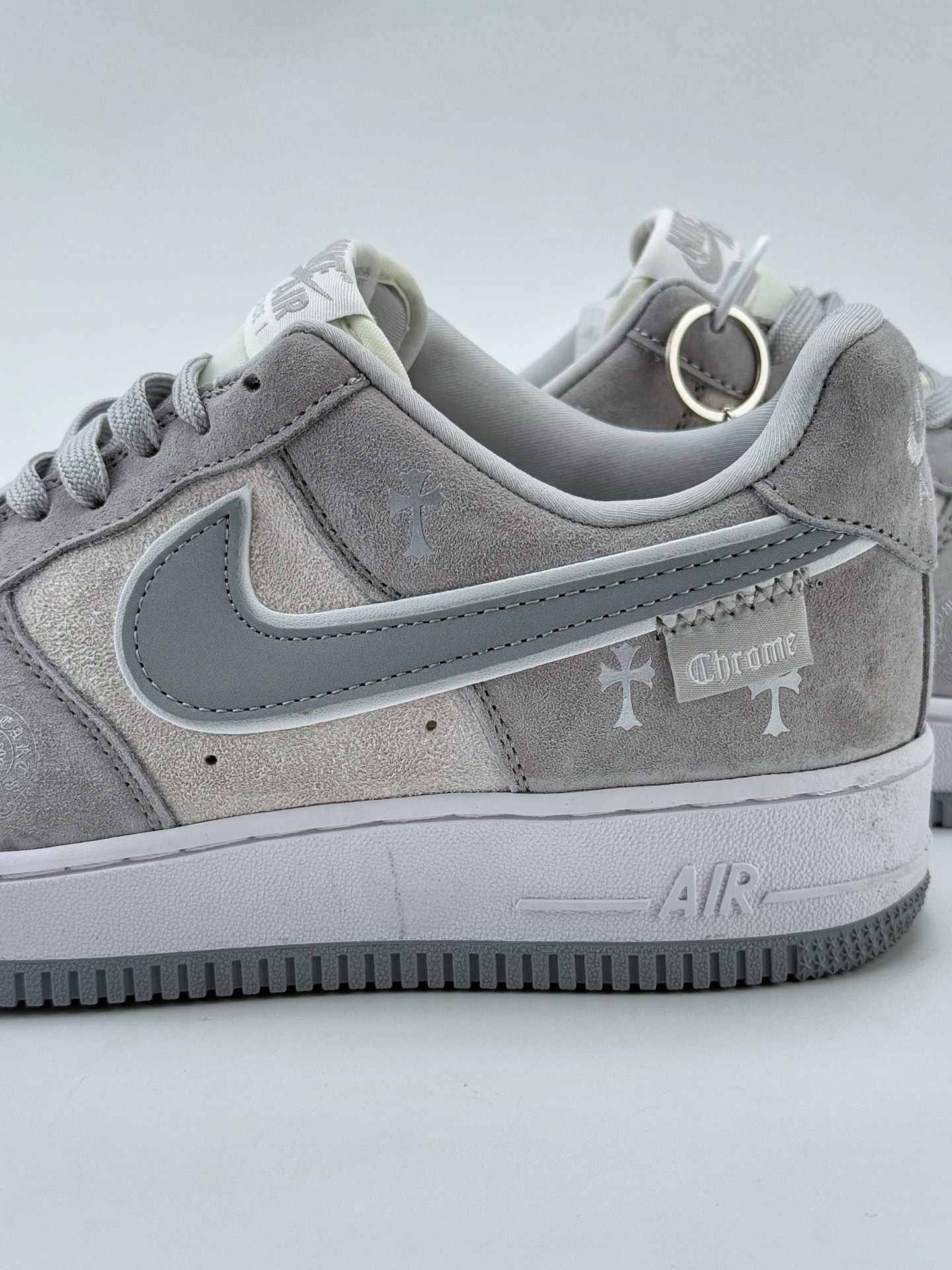 Nike Air Force 1 Low 07 x Chrome Hearts 浅灰  FZ0188-032