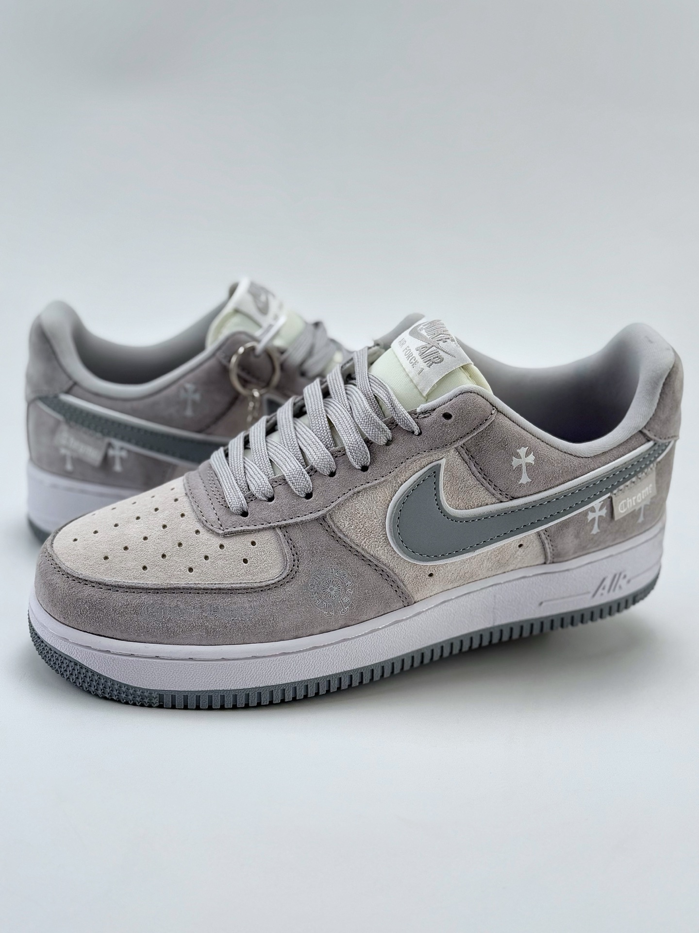 Nike Air Force 1 Low 07 x Chrome Hearts 浅灰  FZ0188-032