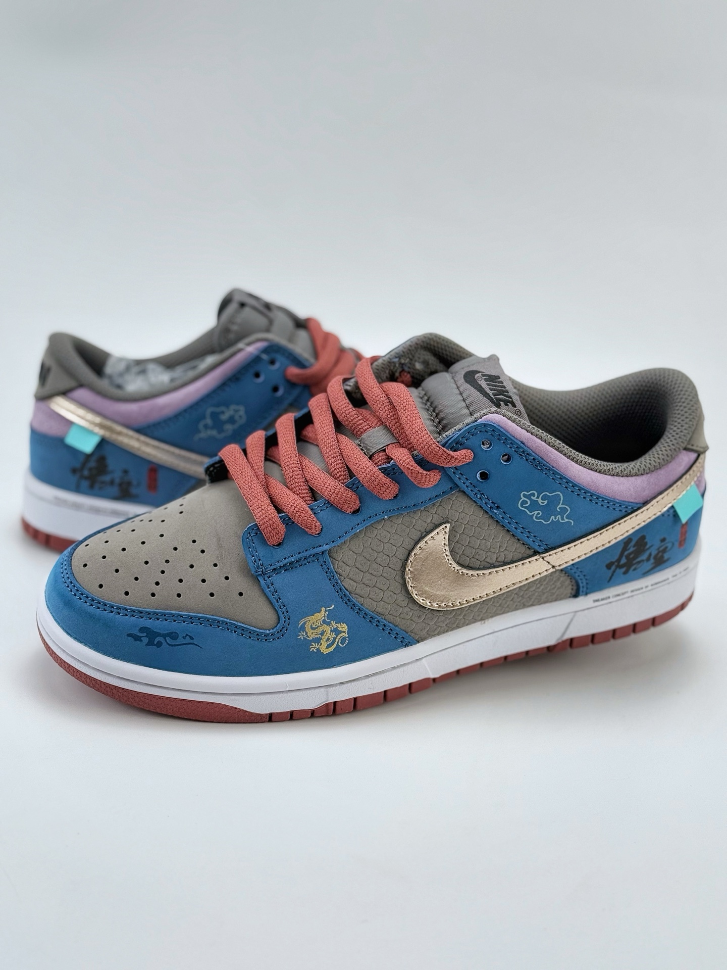 NIKE SB Dunk Low NO.205 黑悟空神话 祥云龙纹 游戏主题 米蓝黑  DV2433-109