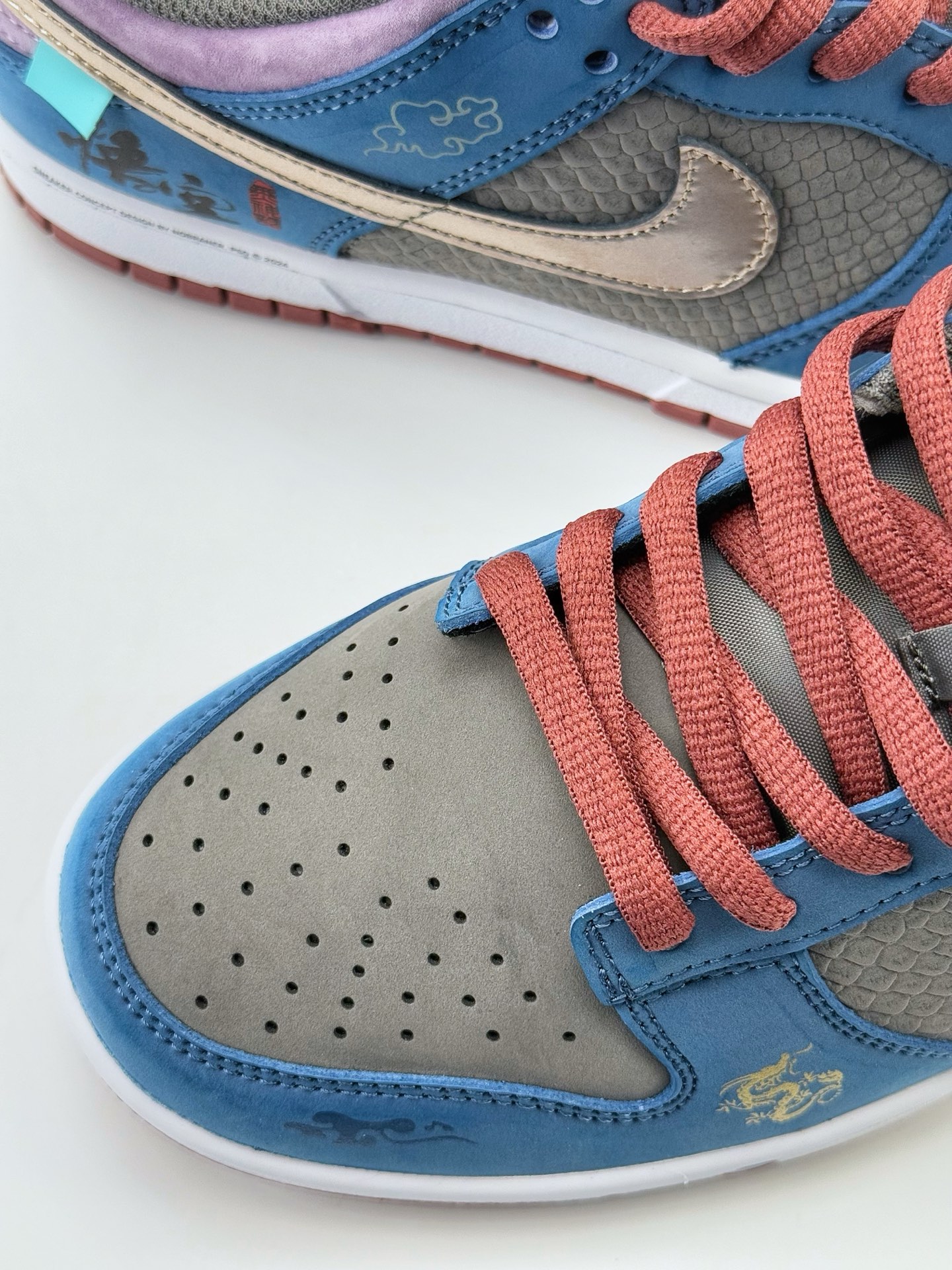 NIKE SB Dunk Low NO.205 黑悟空神话 祥云龙纹 游戏主题 米蓝黑  DV2433-109