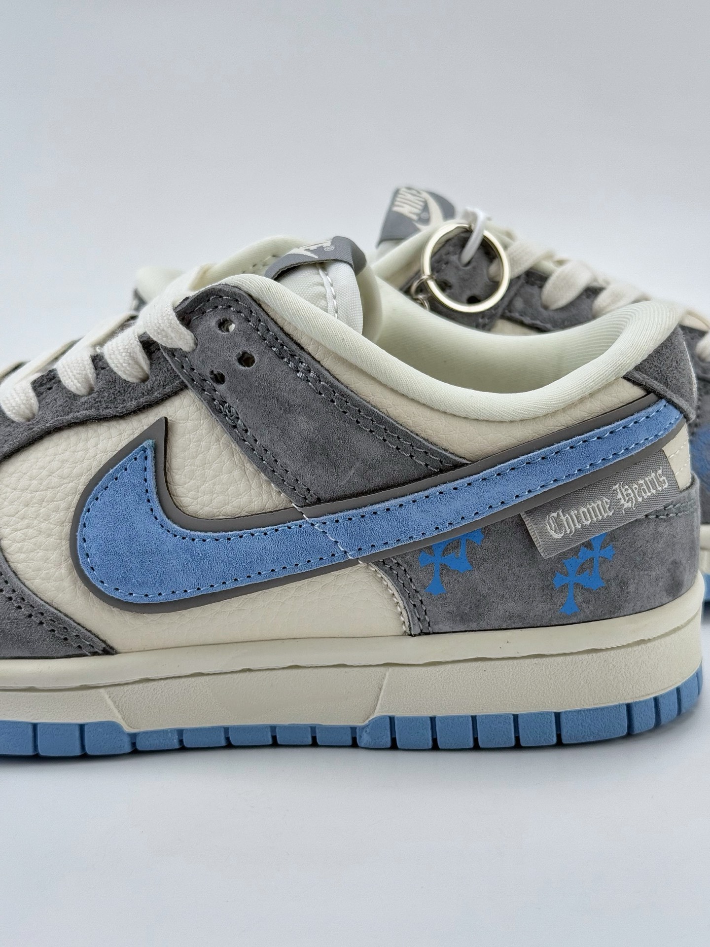 Nike SB Dunk Low x Chrome Hearts 米灰蓝  KK1333-027