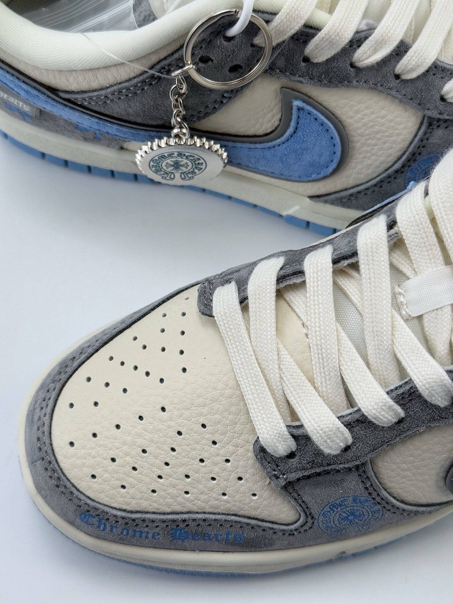 Nike SB Dunk Low x Chrome Hearts 米灰蓝  KK1333-027