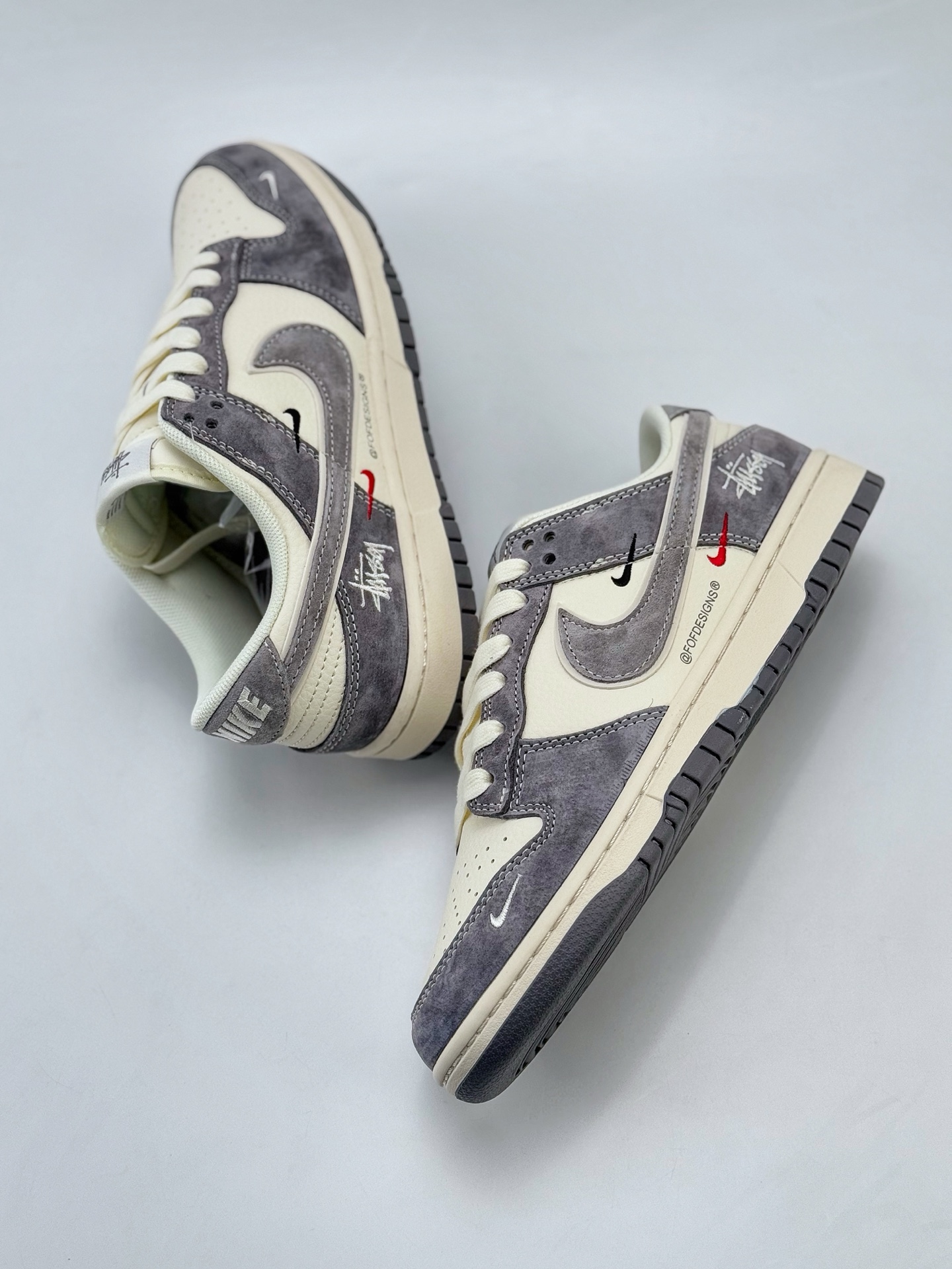 Nike SB Dunk Low x Stussy 白灰三小钩  YX5066-252